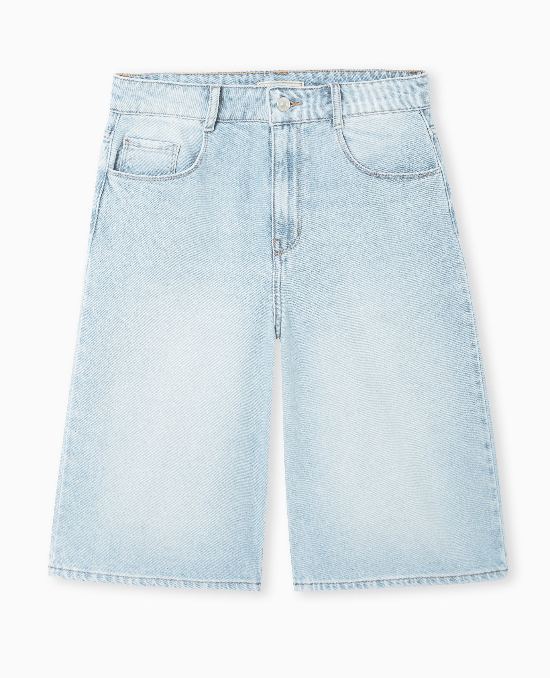 Bermuda en jean loose taille regular - Image 4