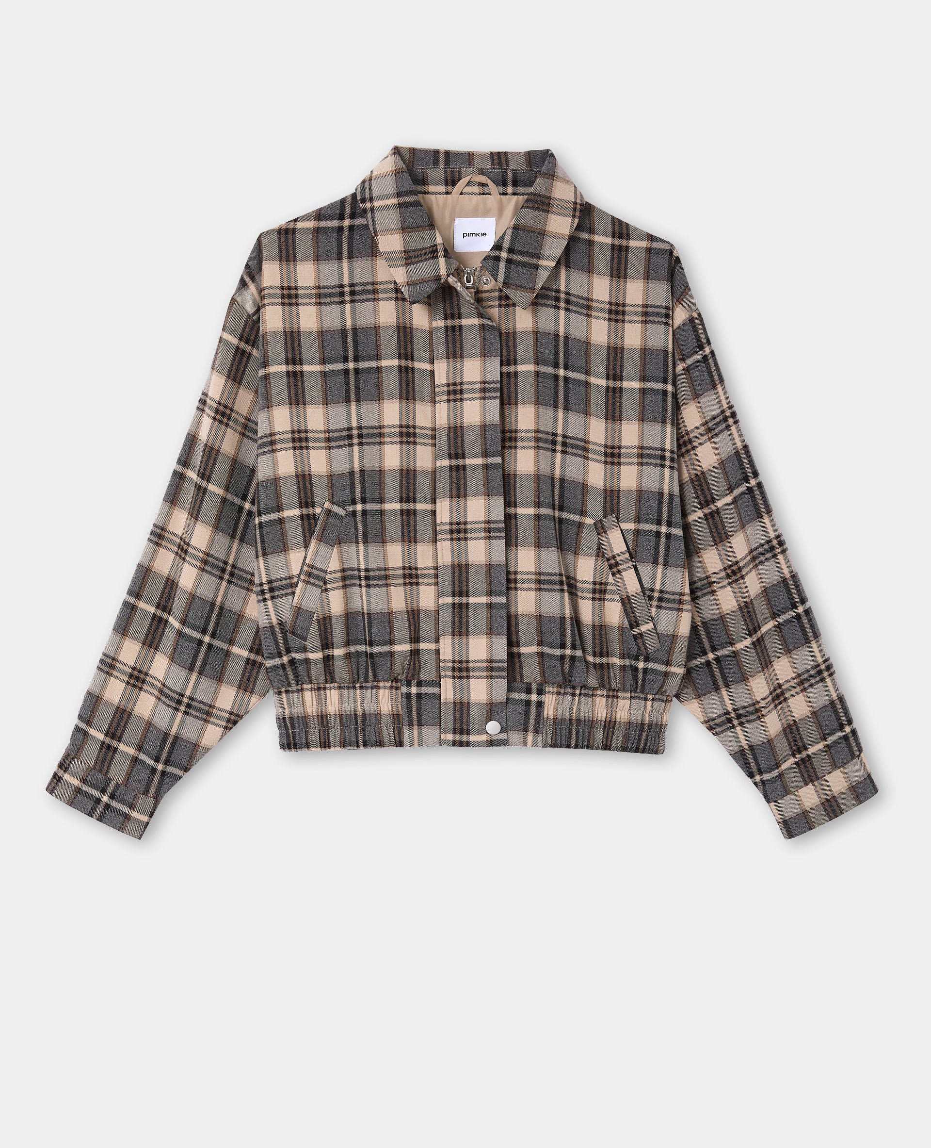 Blouson city motif carreaux - Image 4