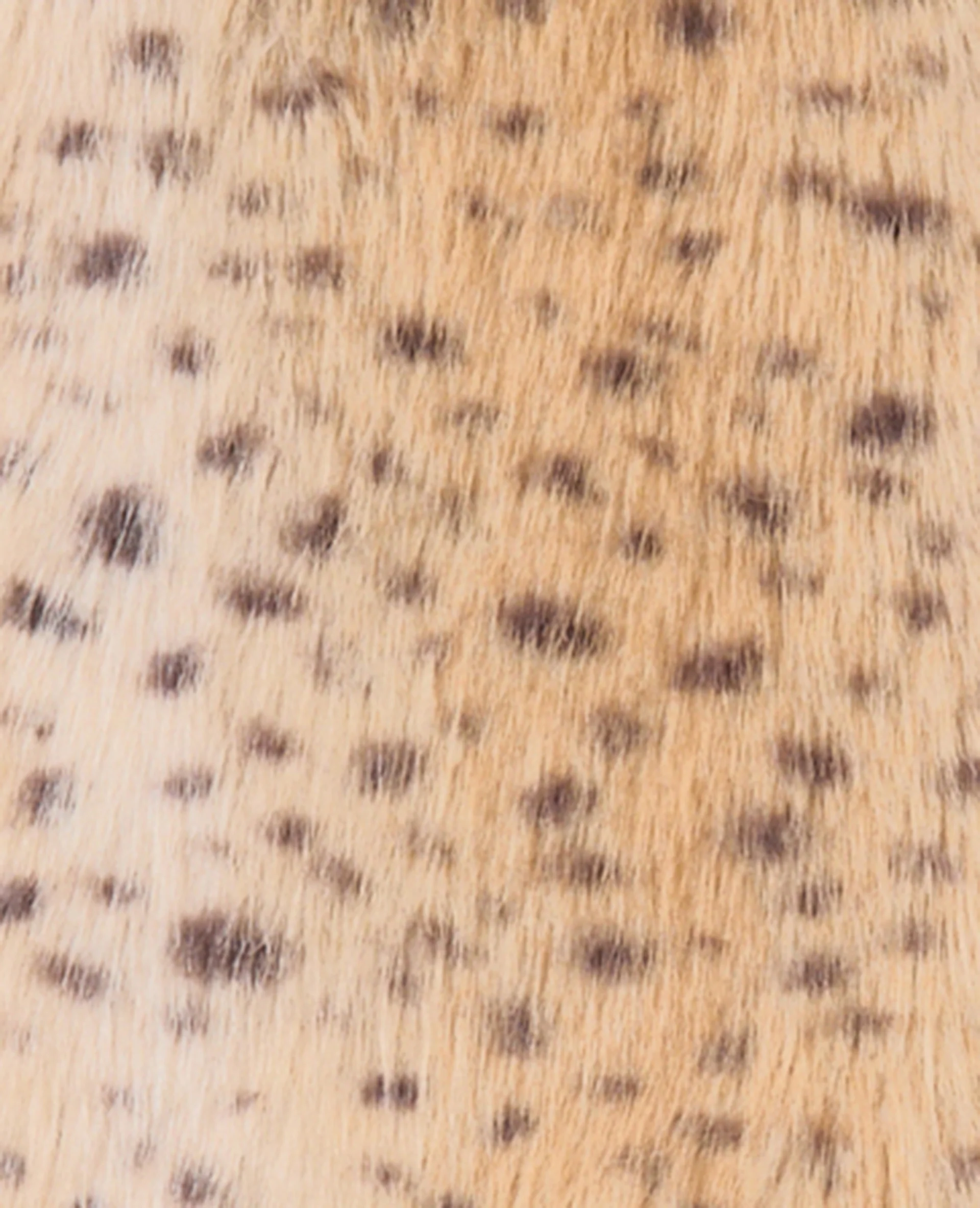 Blouson en fourrure esprit guépard avec col - Image 8