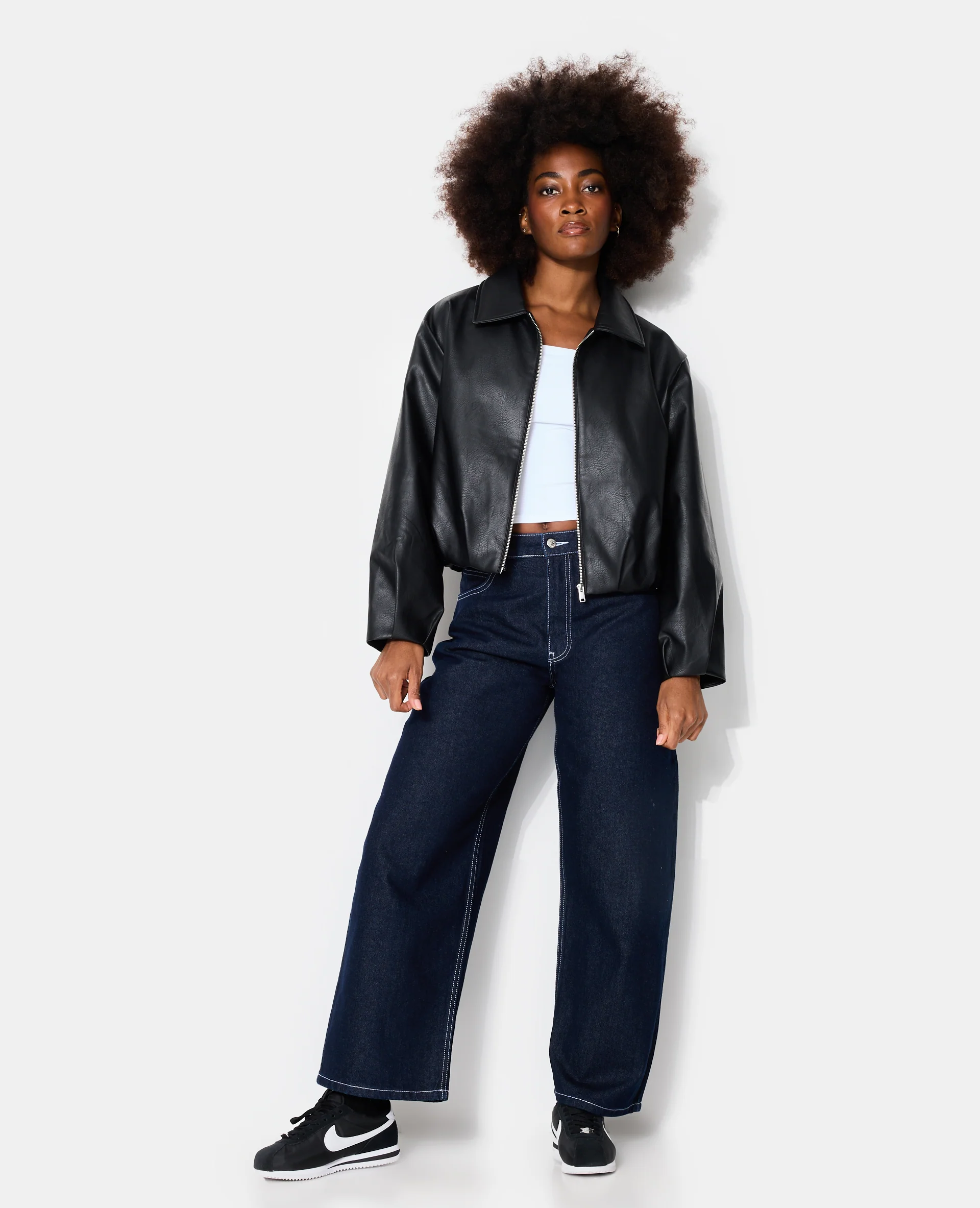 Blouson en simili forme boule - Image 3