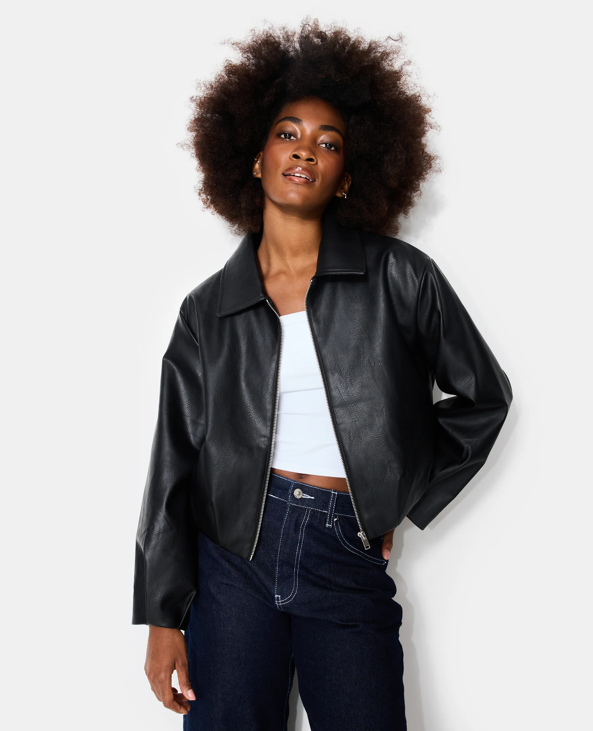 Blouson en simili forme boule - Image 7