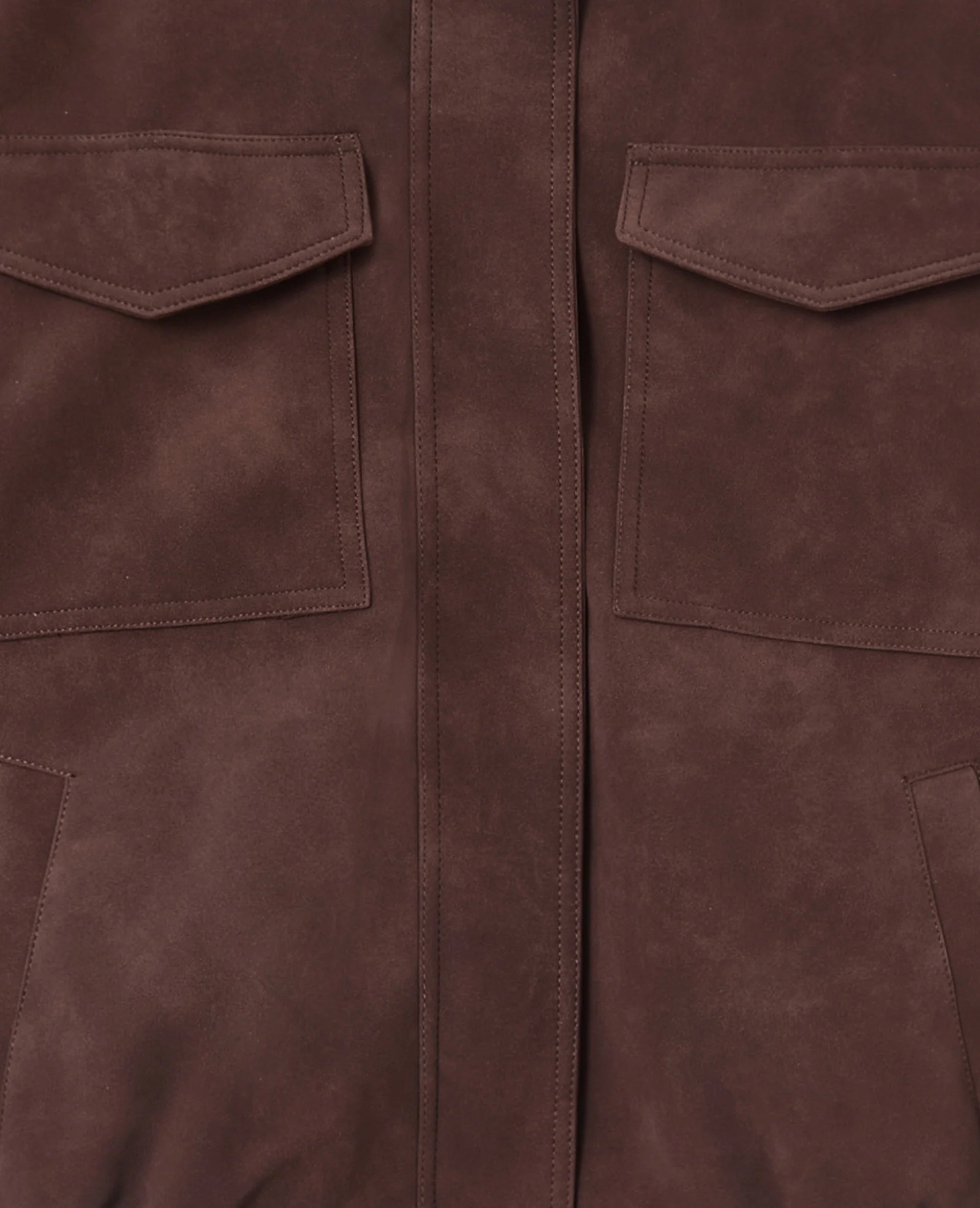 Blouson en suédine col montant - Image 8