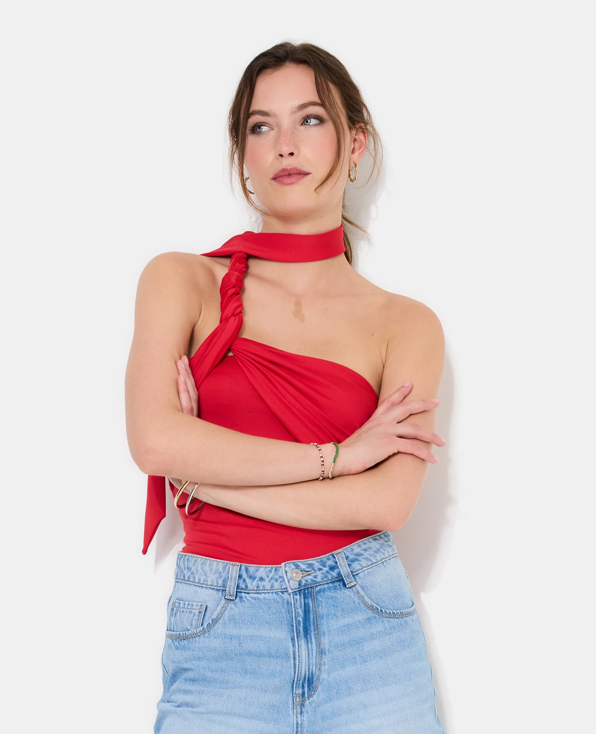 Body multiposition en maille stretch - Image 2