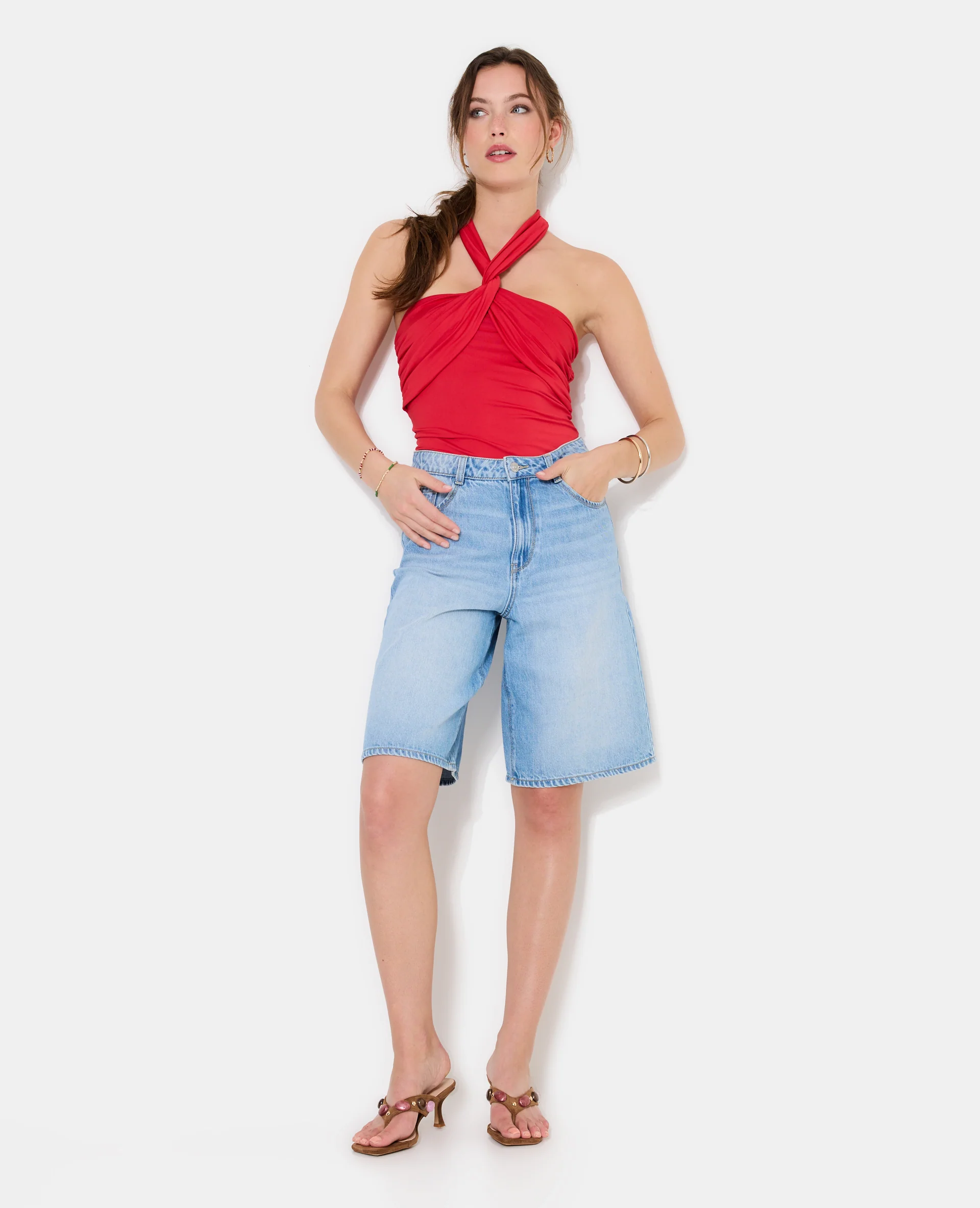 Body multiposition en maille stretch - Image 3