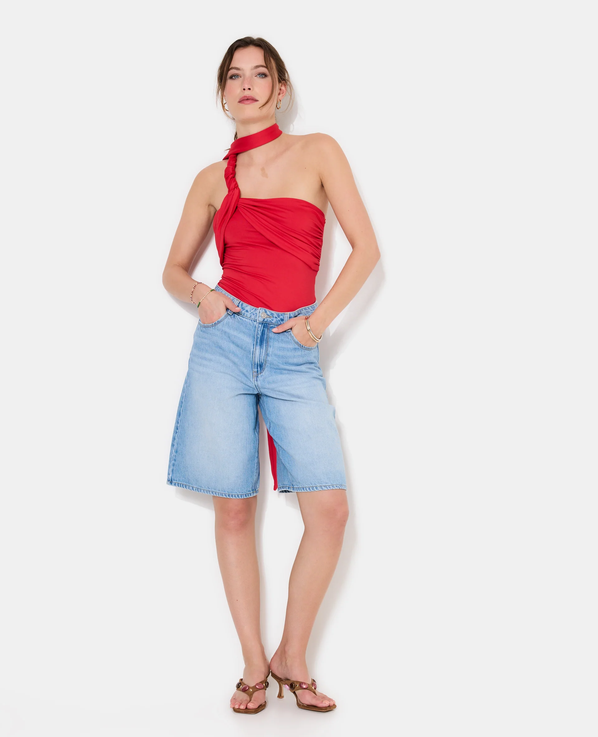 Body multiposition en maille stretch - Image 7