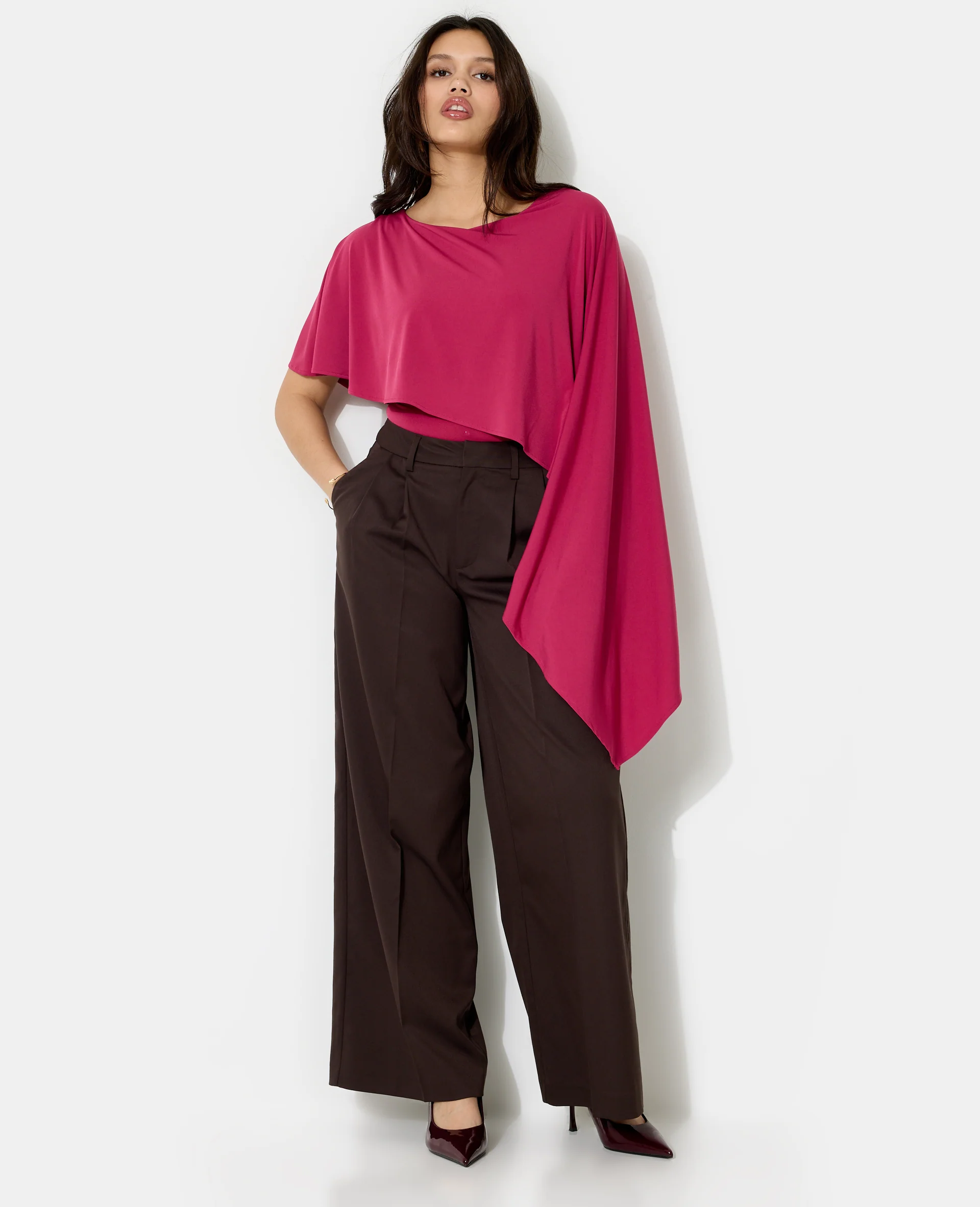Body sans manches avec cape intégrée - Image 3
