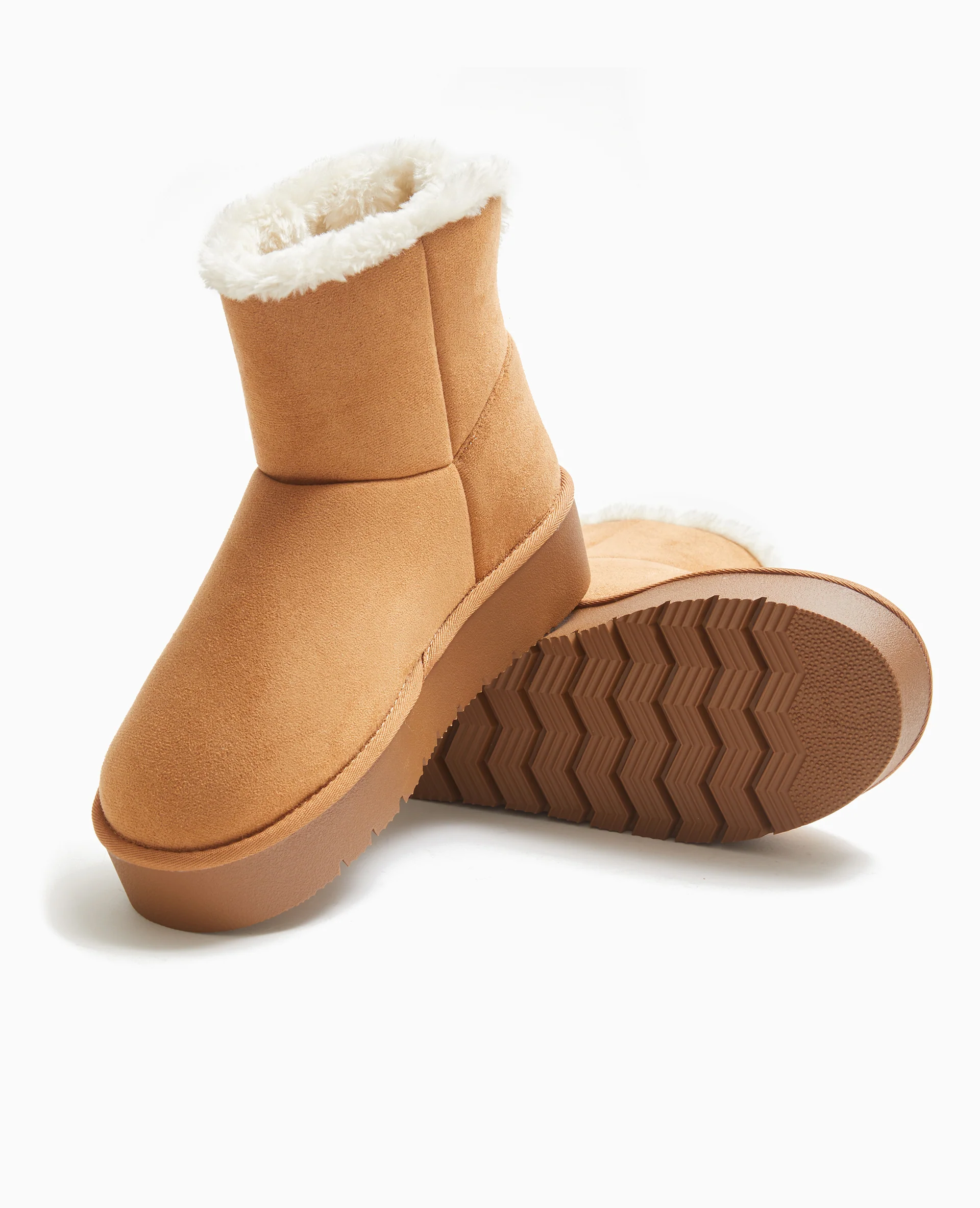 Boots fourrées en suédine - Image 8