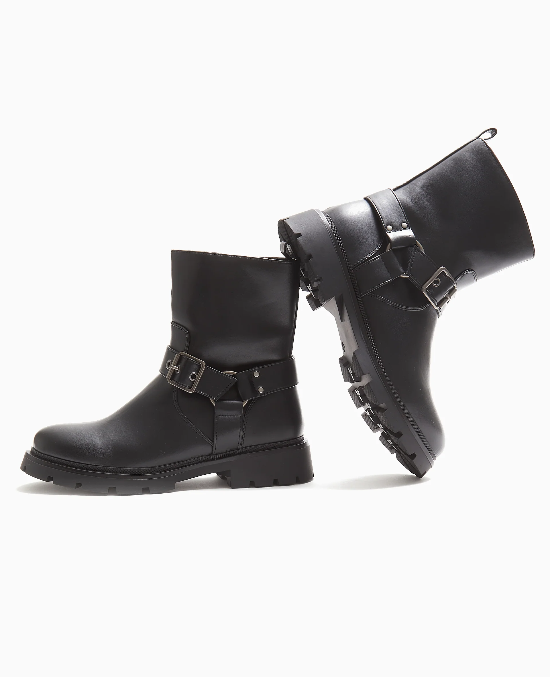 Boots motardes avec brides - Image 7