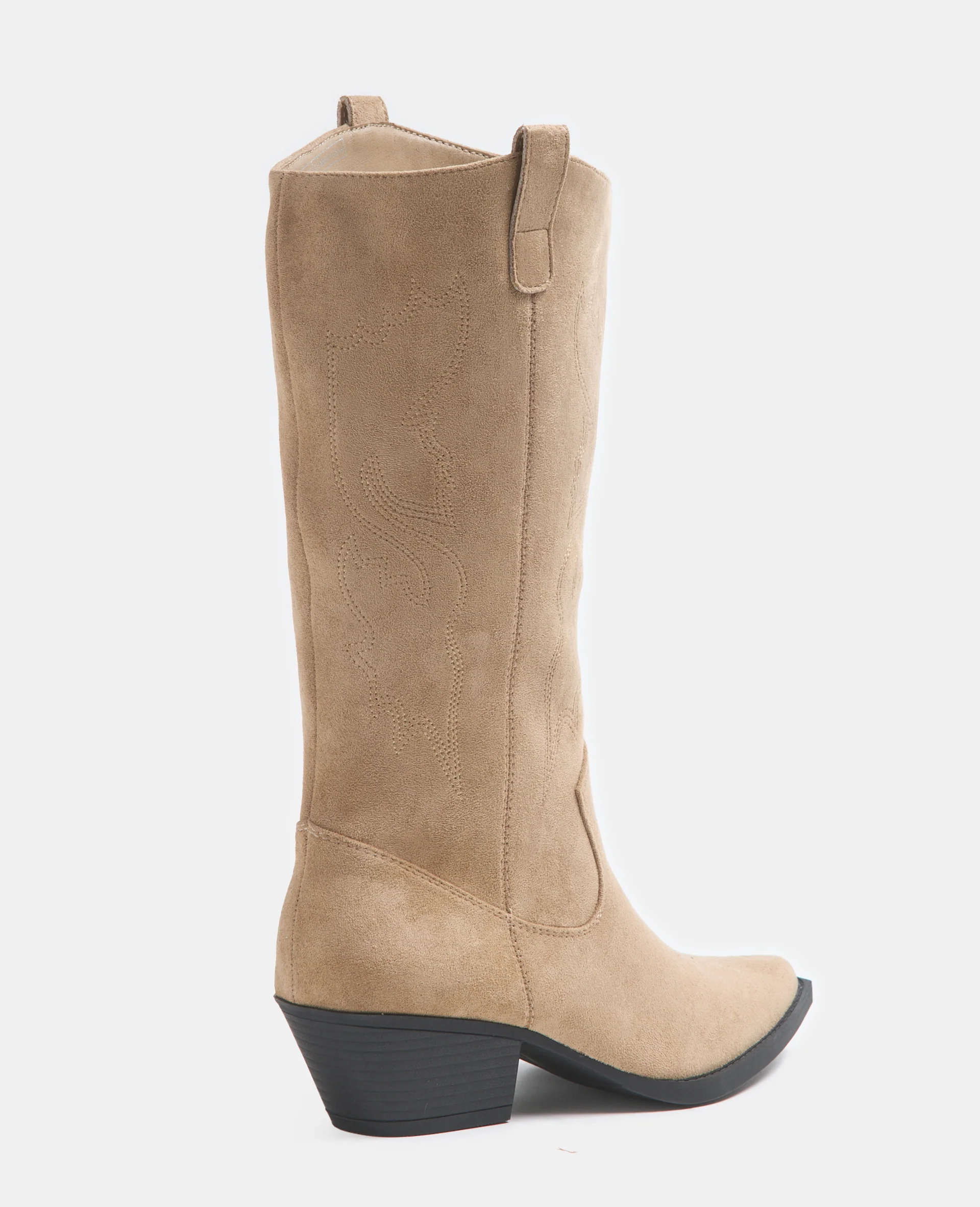 Bottes santiags en suédine talons bizeautés - Image 3