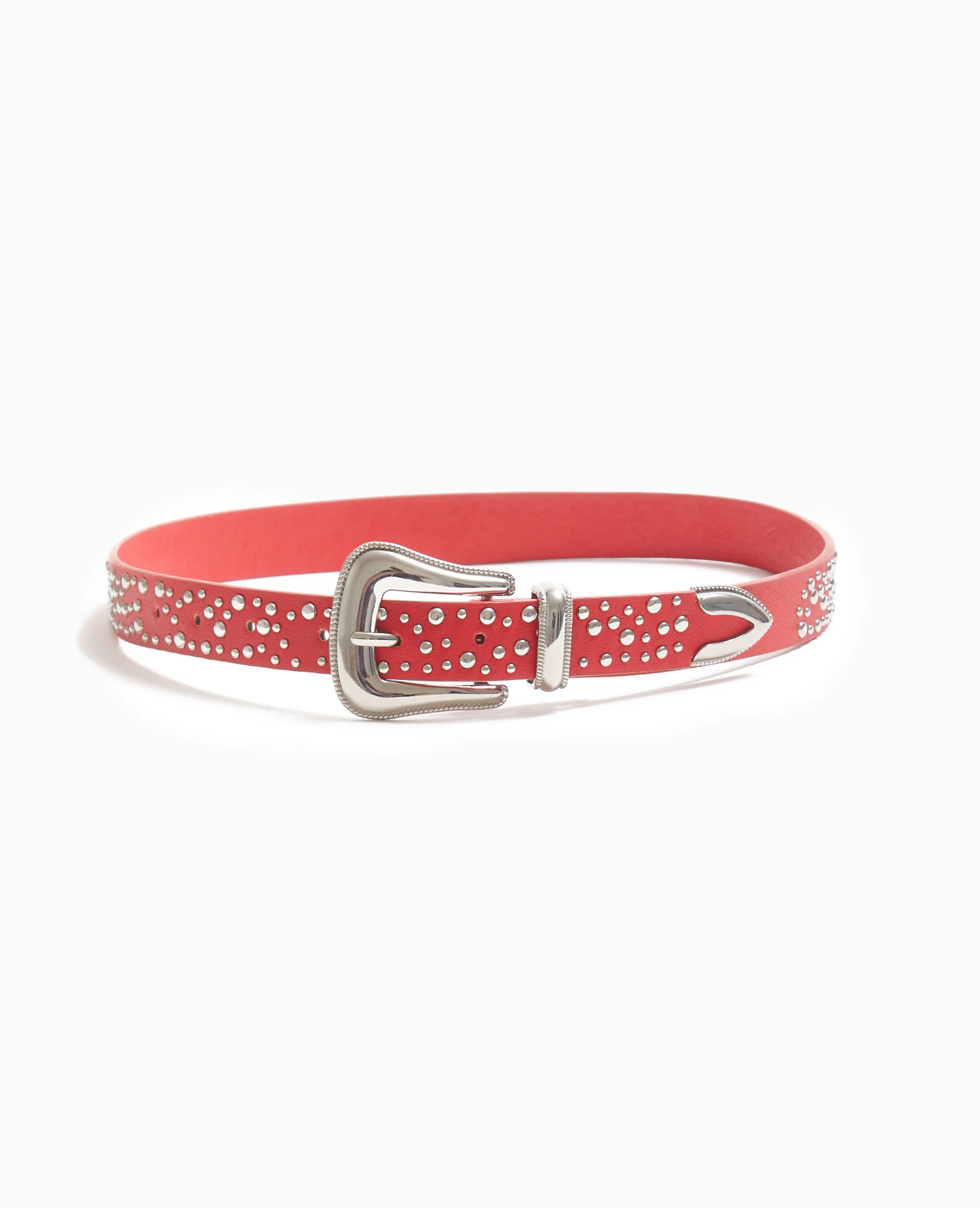 Ceinture avec boucle western et clous - Image 3