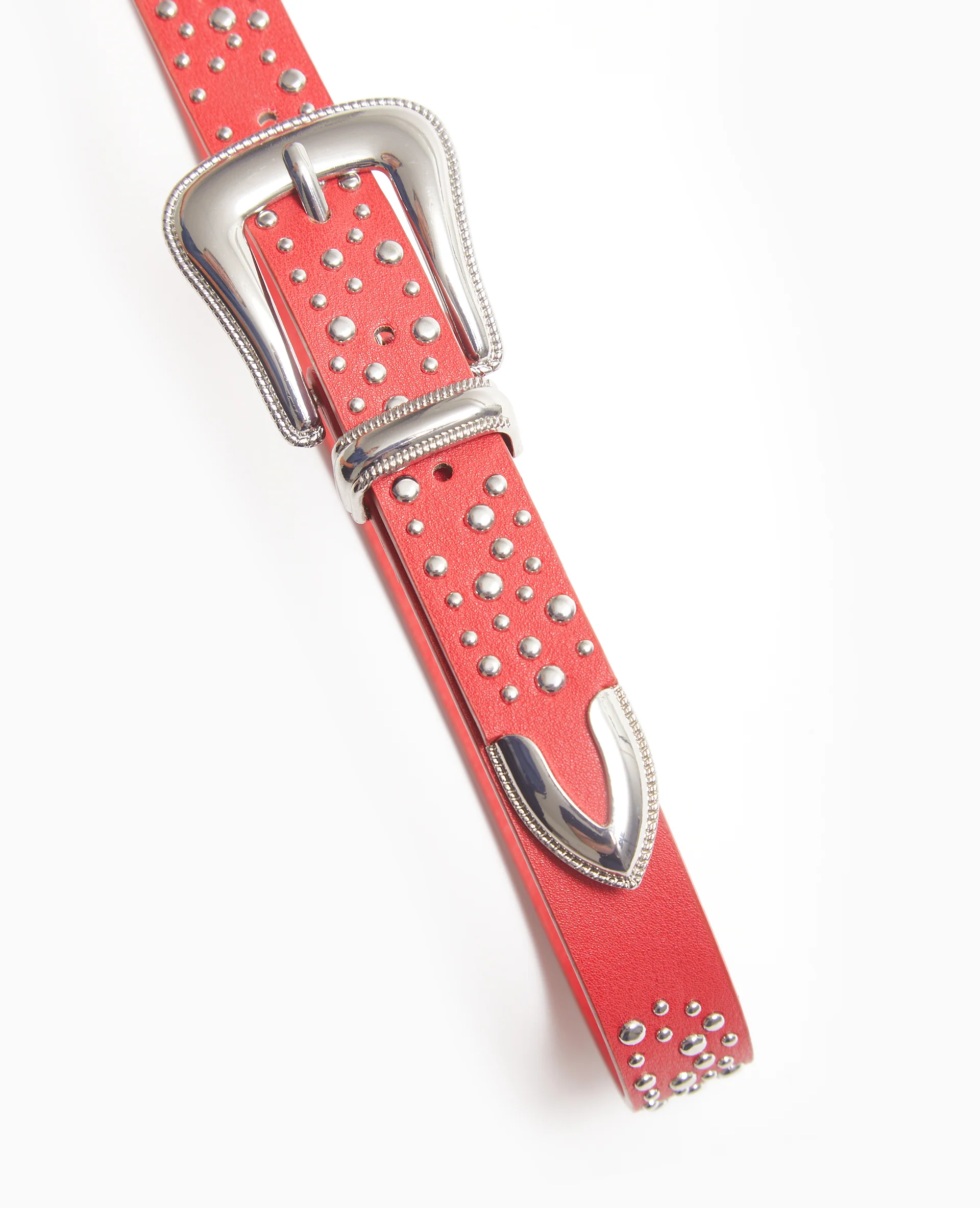 Ceinture avec boucle western et clous - Image 4