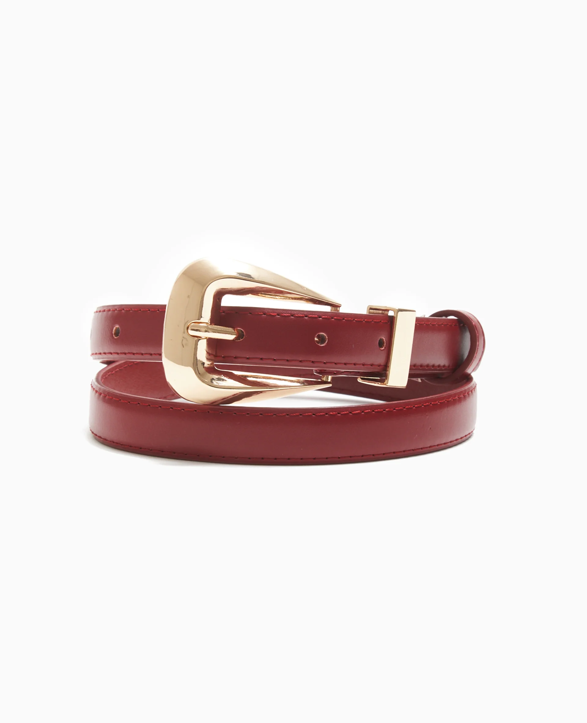Ceinture fine en simili cuir - Image 2