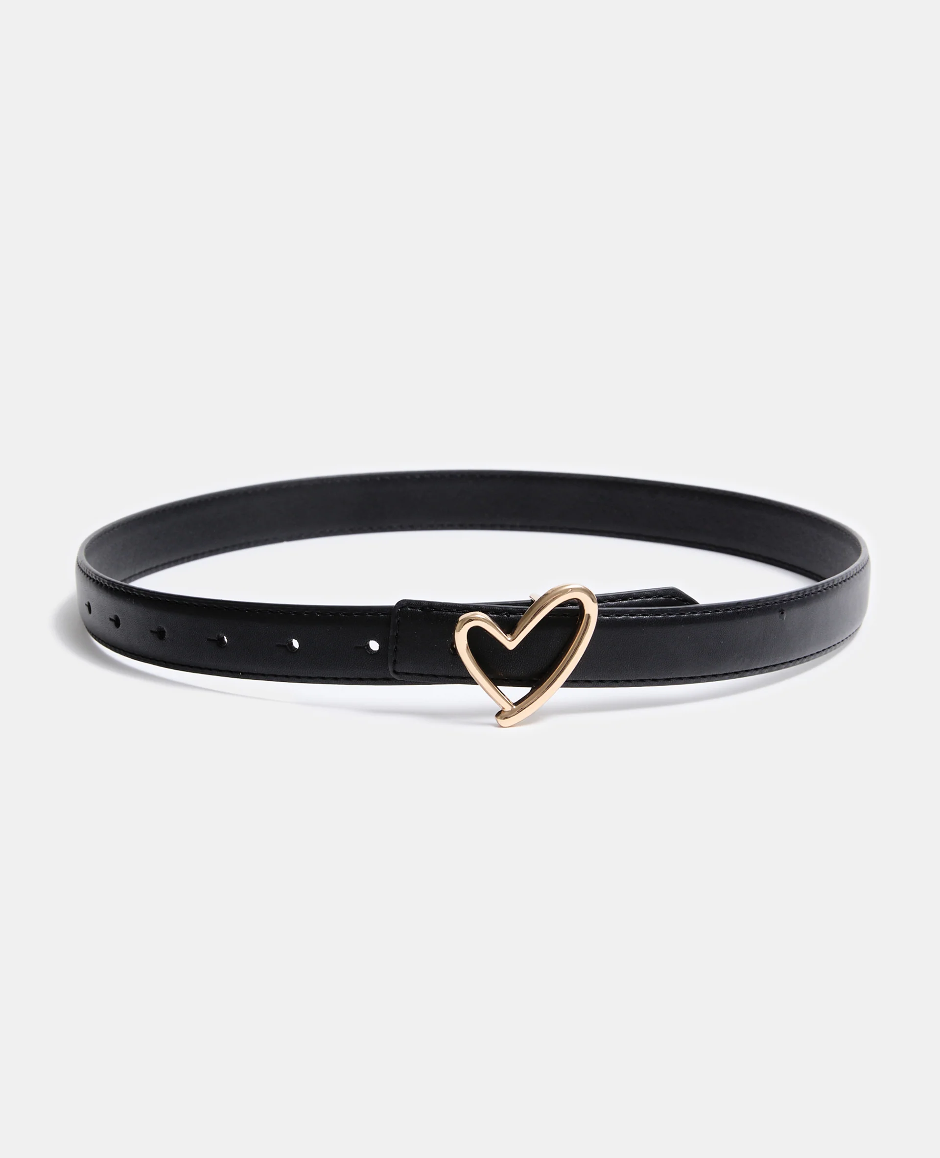 Ceinture simili avec boucle cœur - Image 3