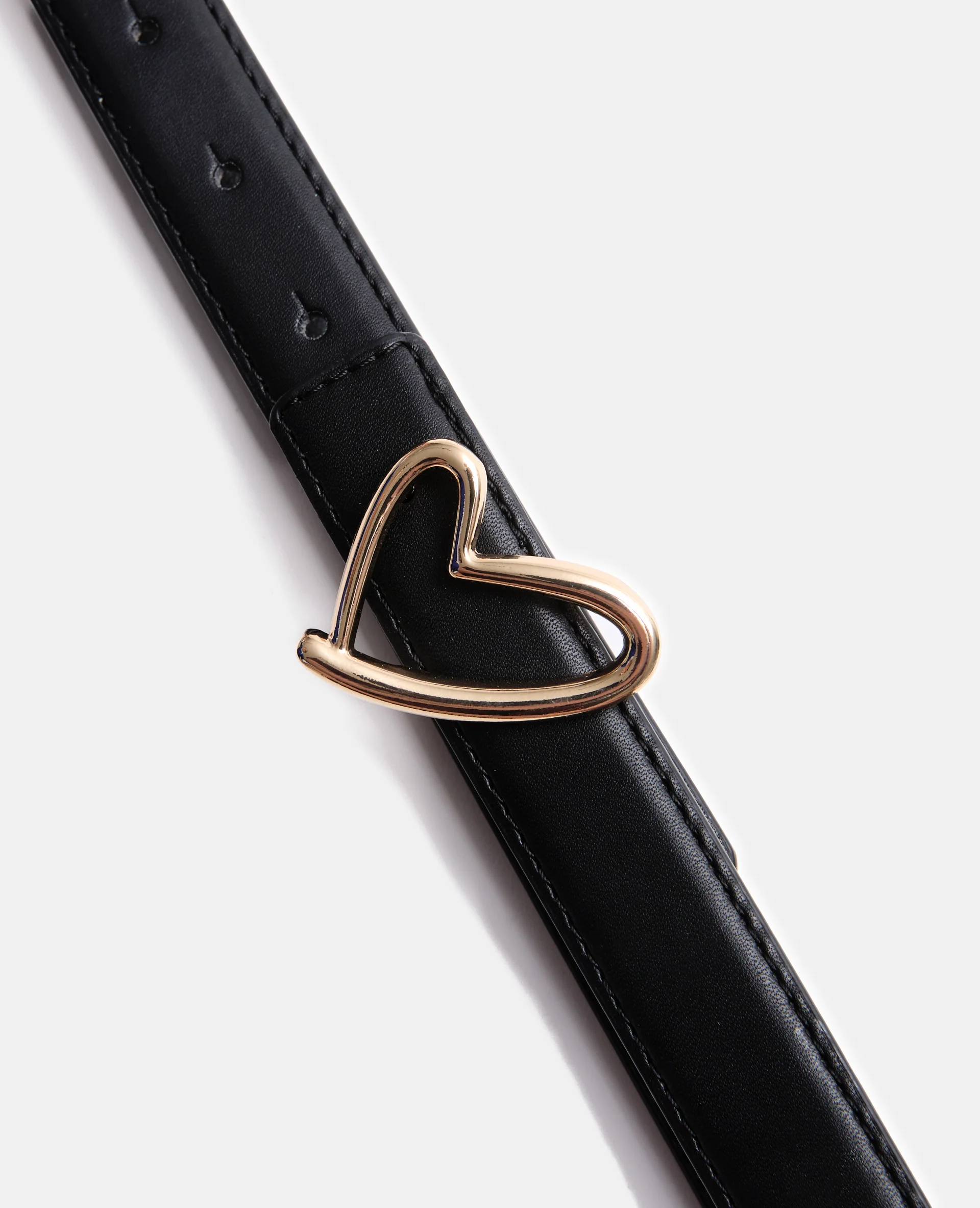 Ceinture simili avec boucle cœur - Image 4