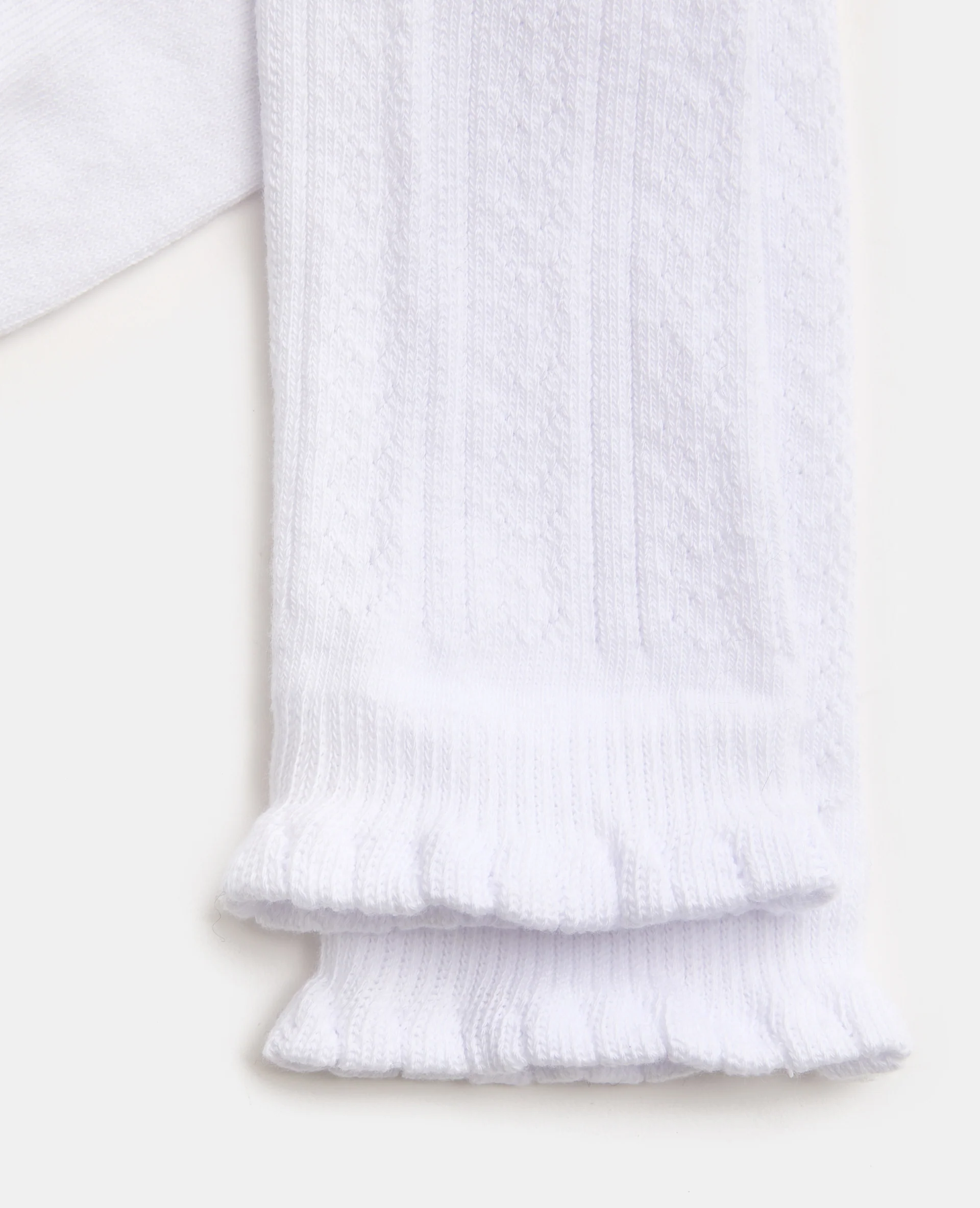 Chaussettes hautes en maille fantaisie - Image 3