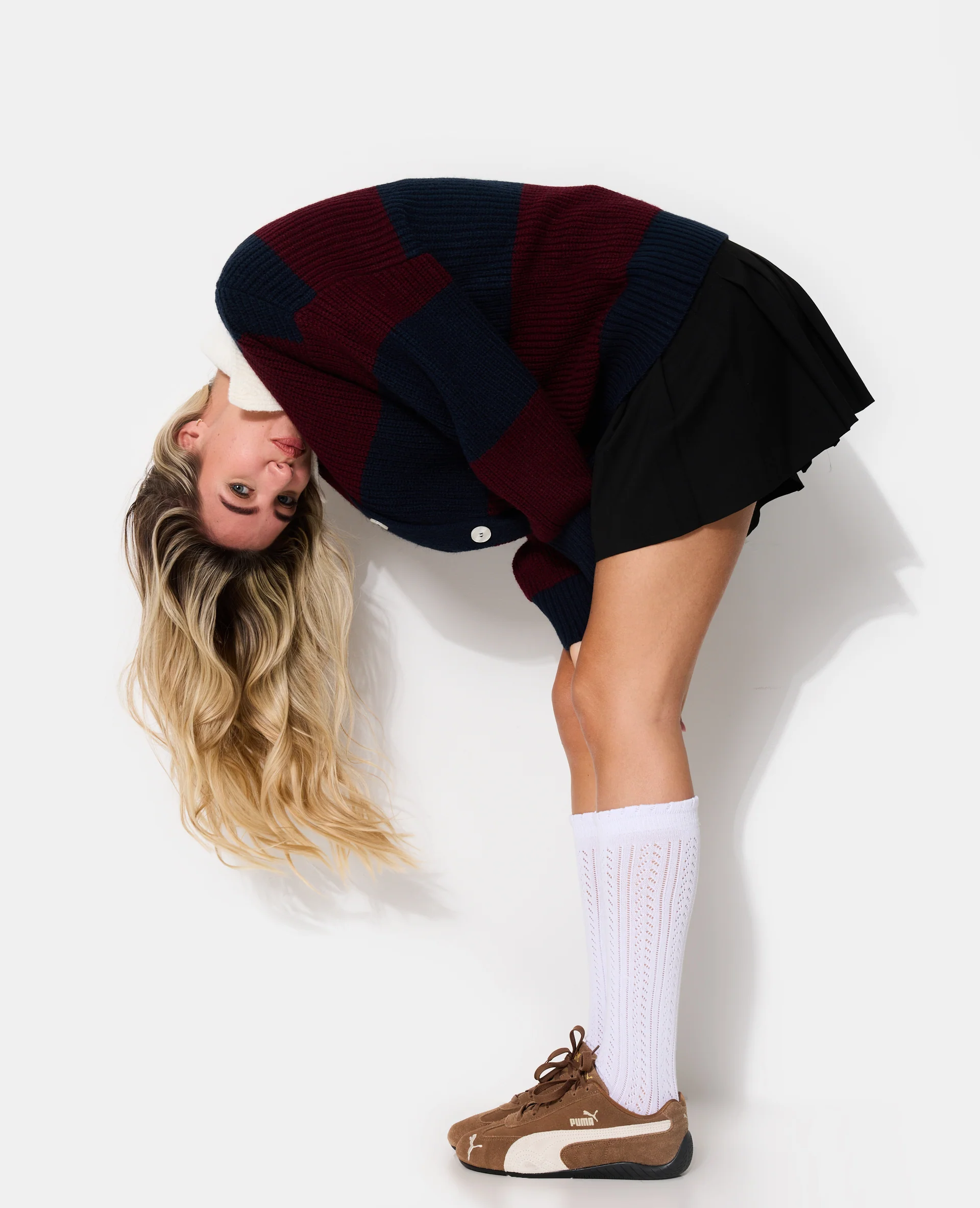 Chaussettes hautes en maille fantaisie - Image 4