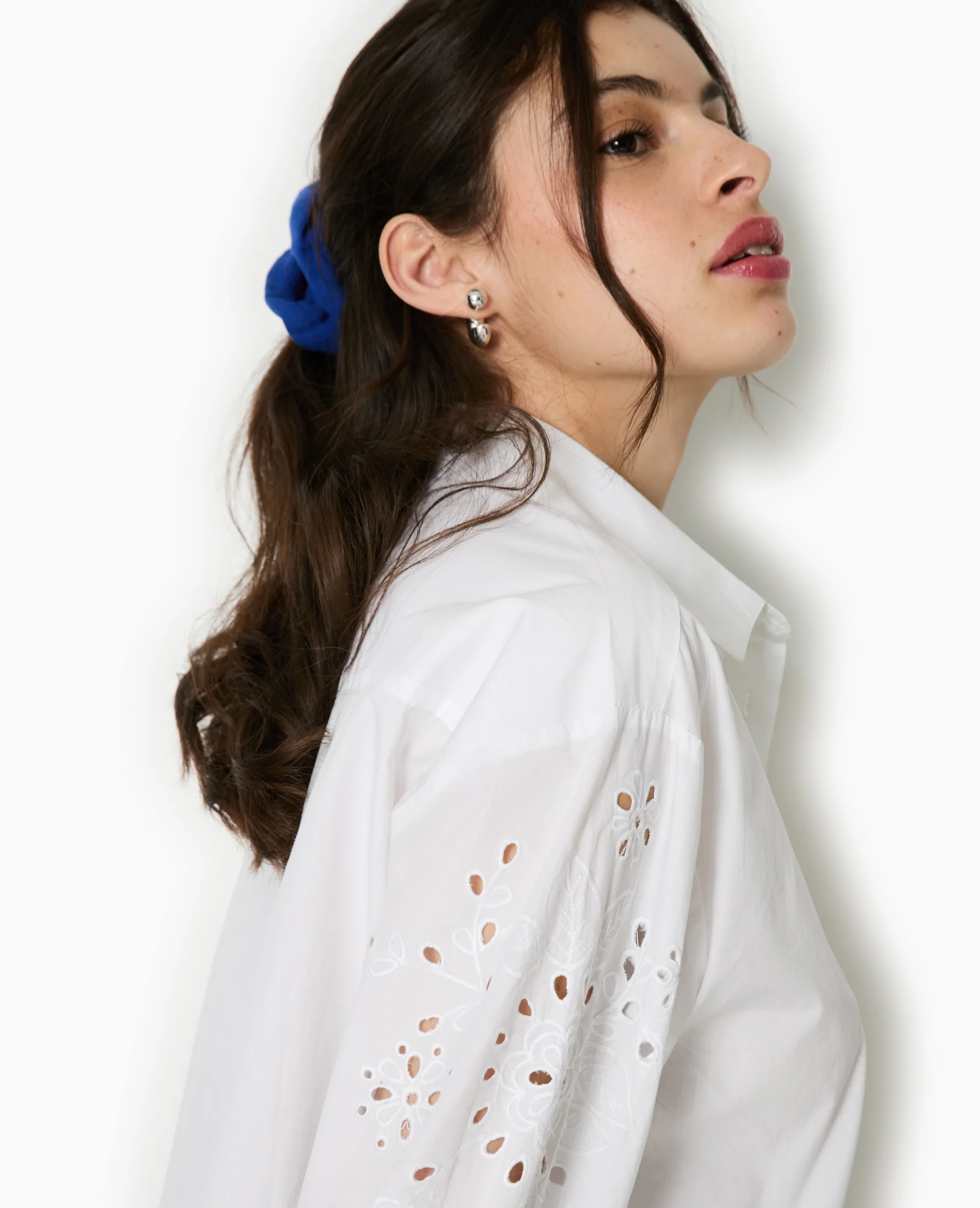 Chemise avec manches broderie anglaise - Image 3