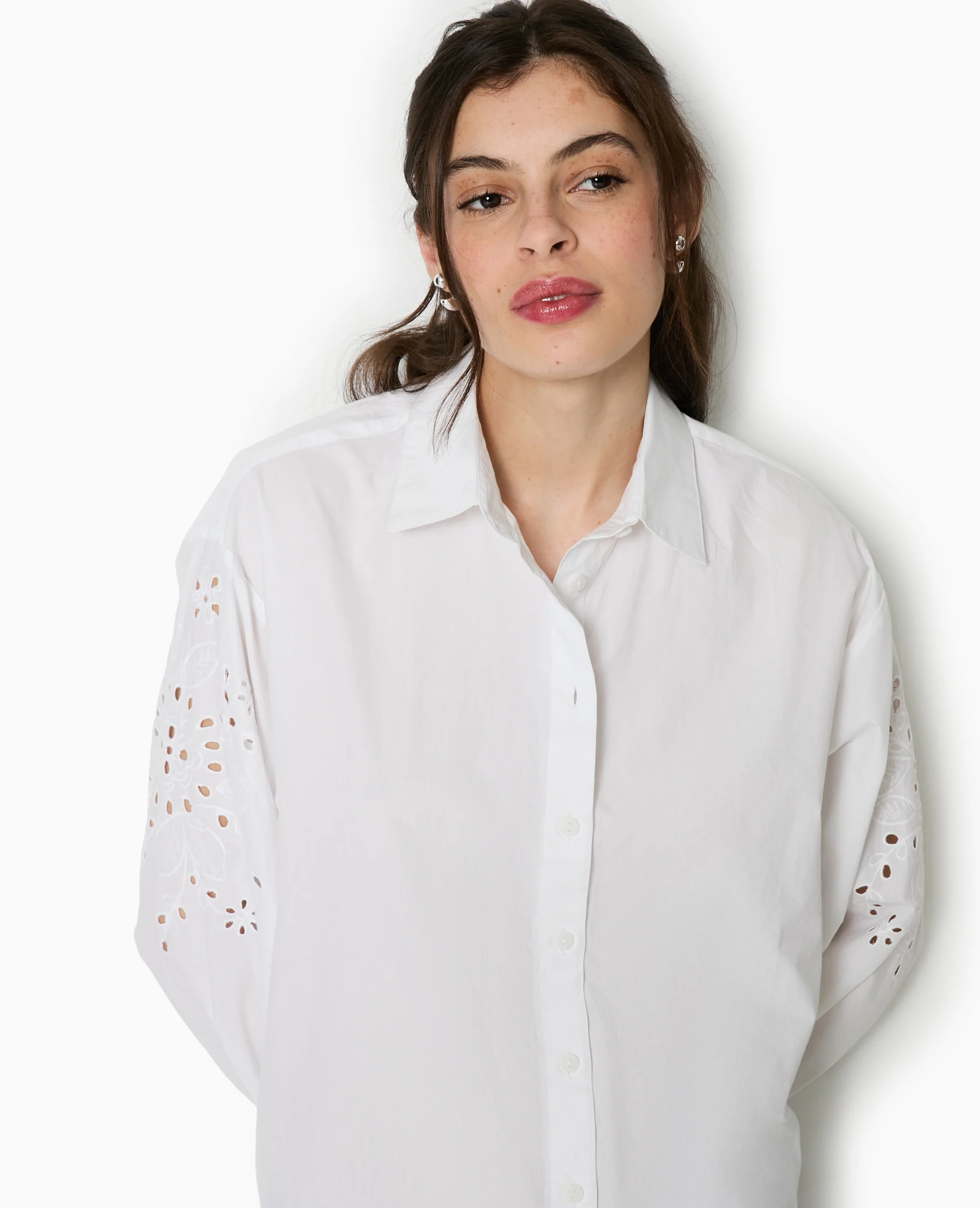 Chemise avec manches broderie anglaise - Image 8