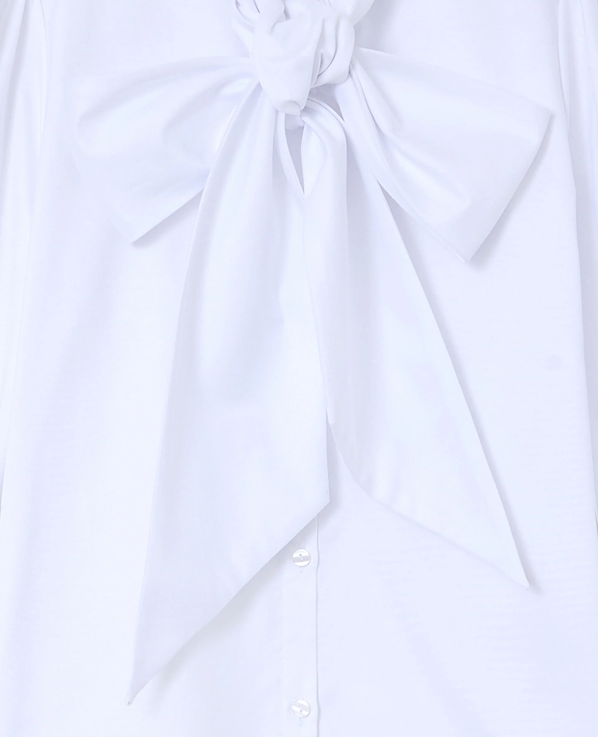 Chemise col lavalière avec manches ballons - Image 8