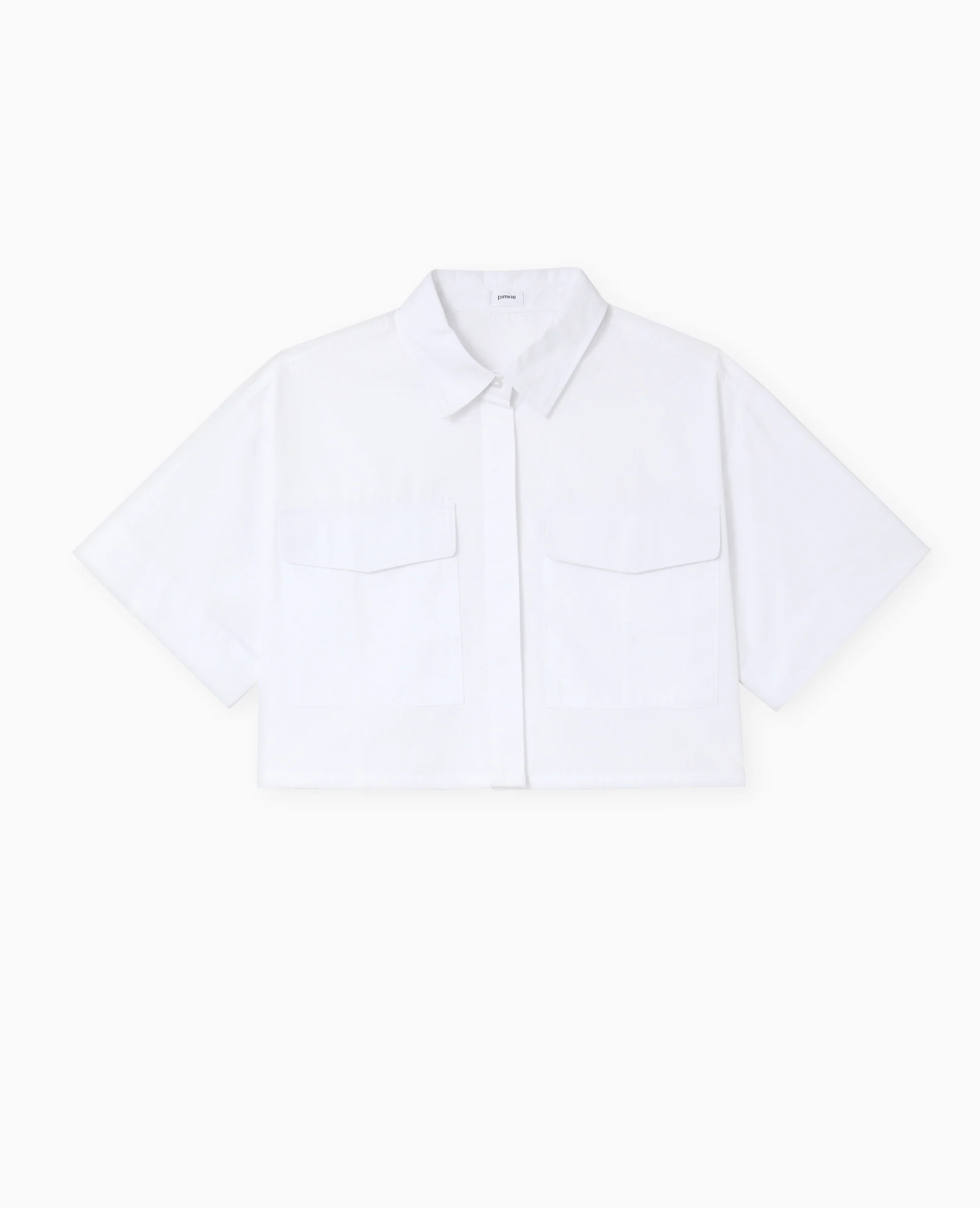 Chemise courte avec manches courtes et poches - Image 4