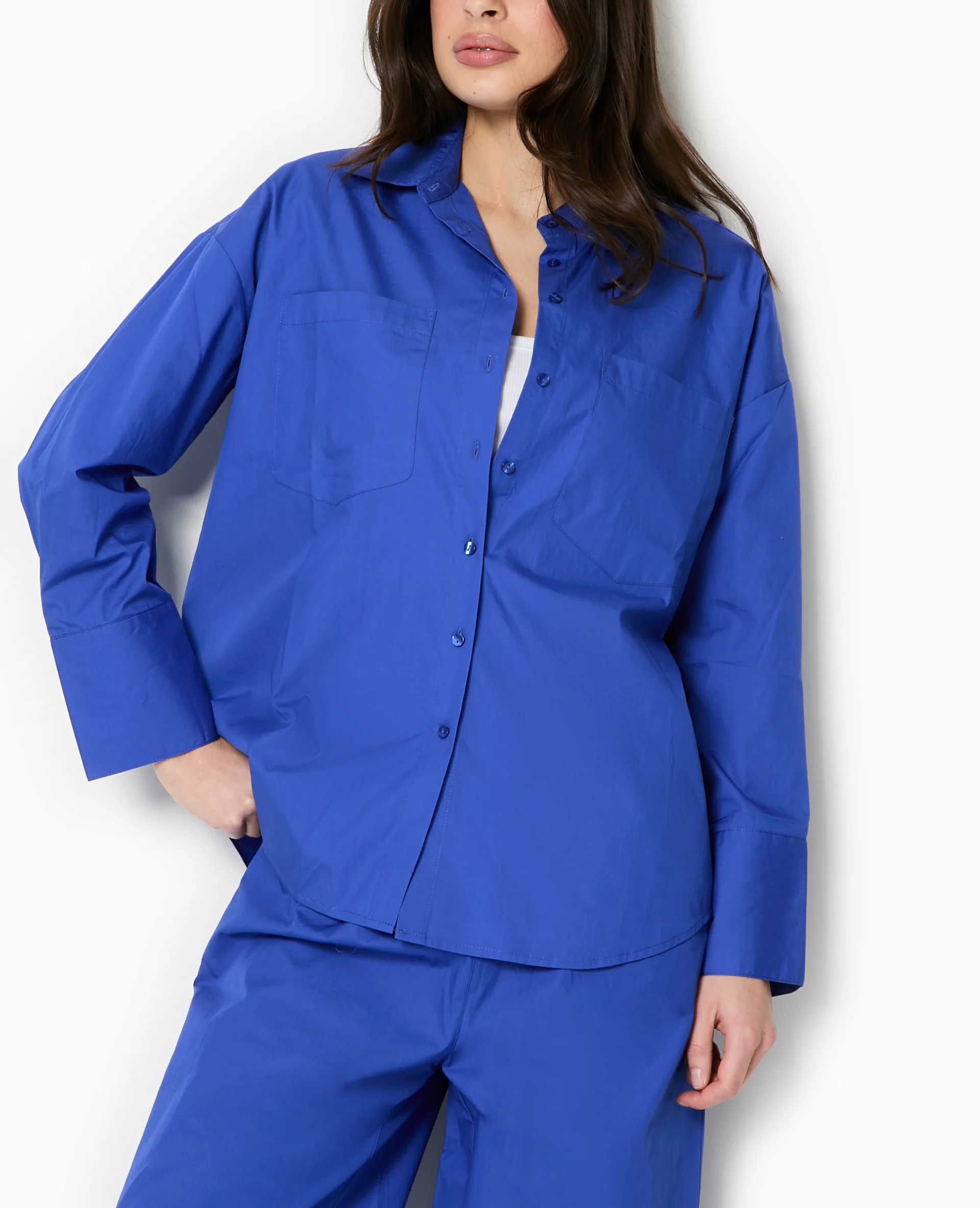 Chemise oversize avec poches - Image 5