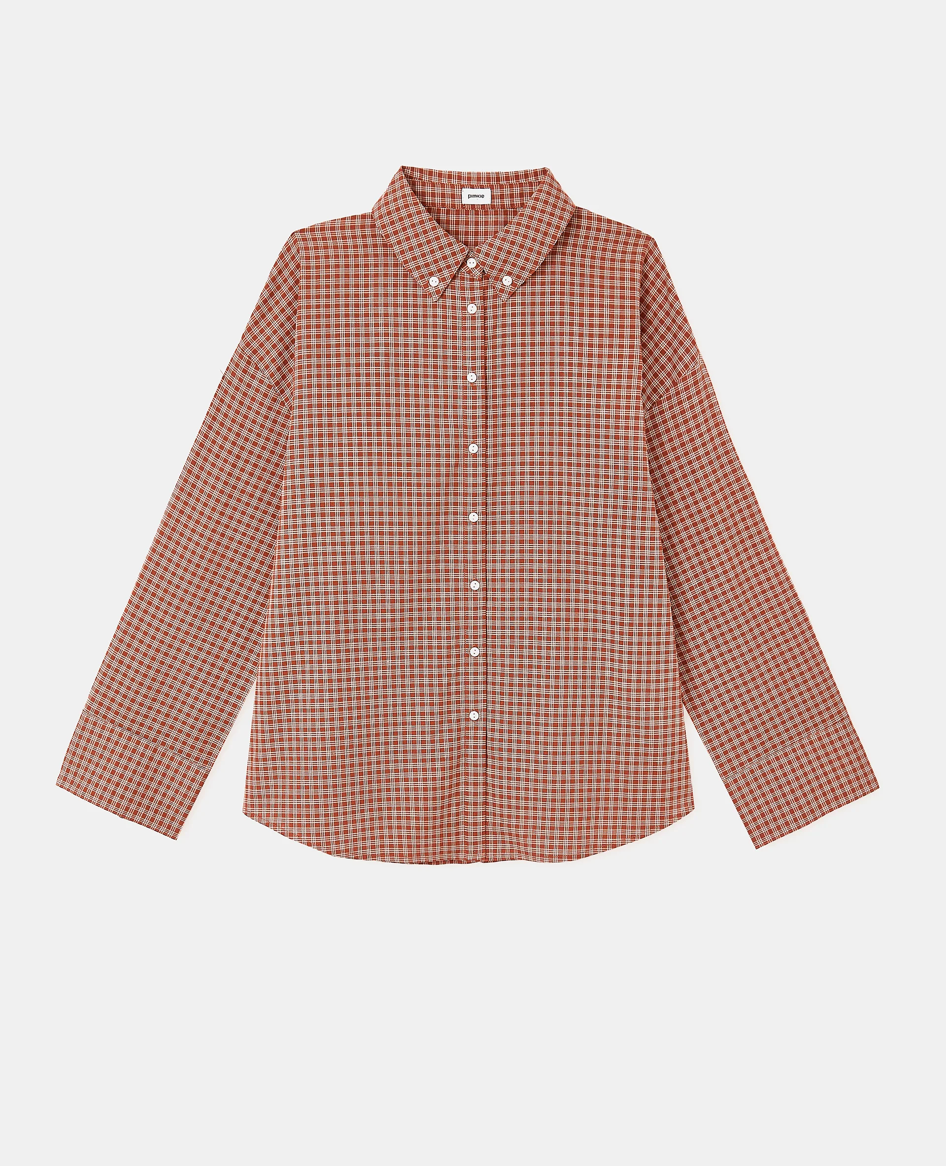 Chemise oversize motif carreaux - Image 4