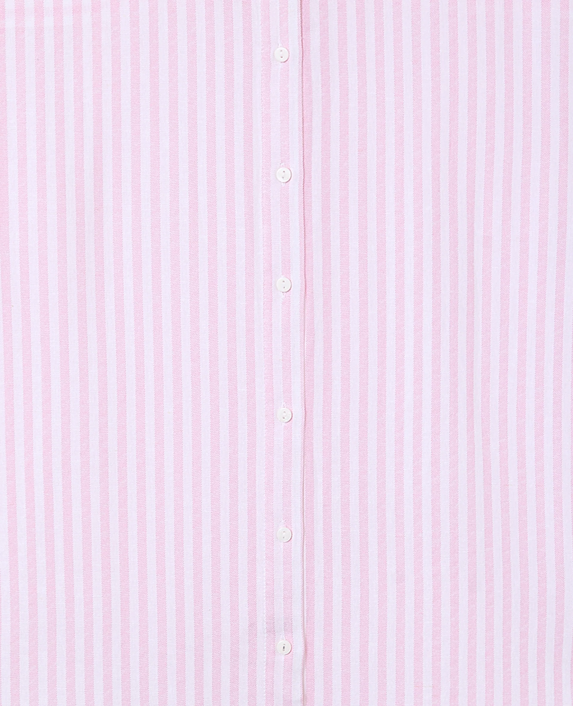 Chemise oversize rayée avec lin - Image 7