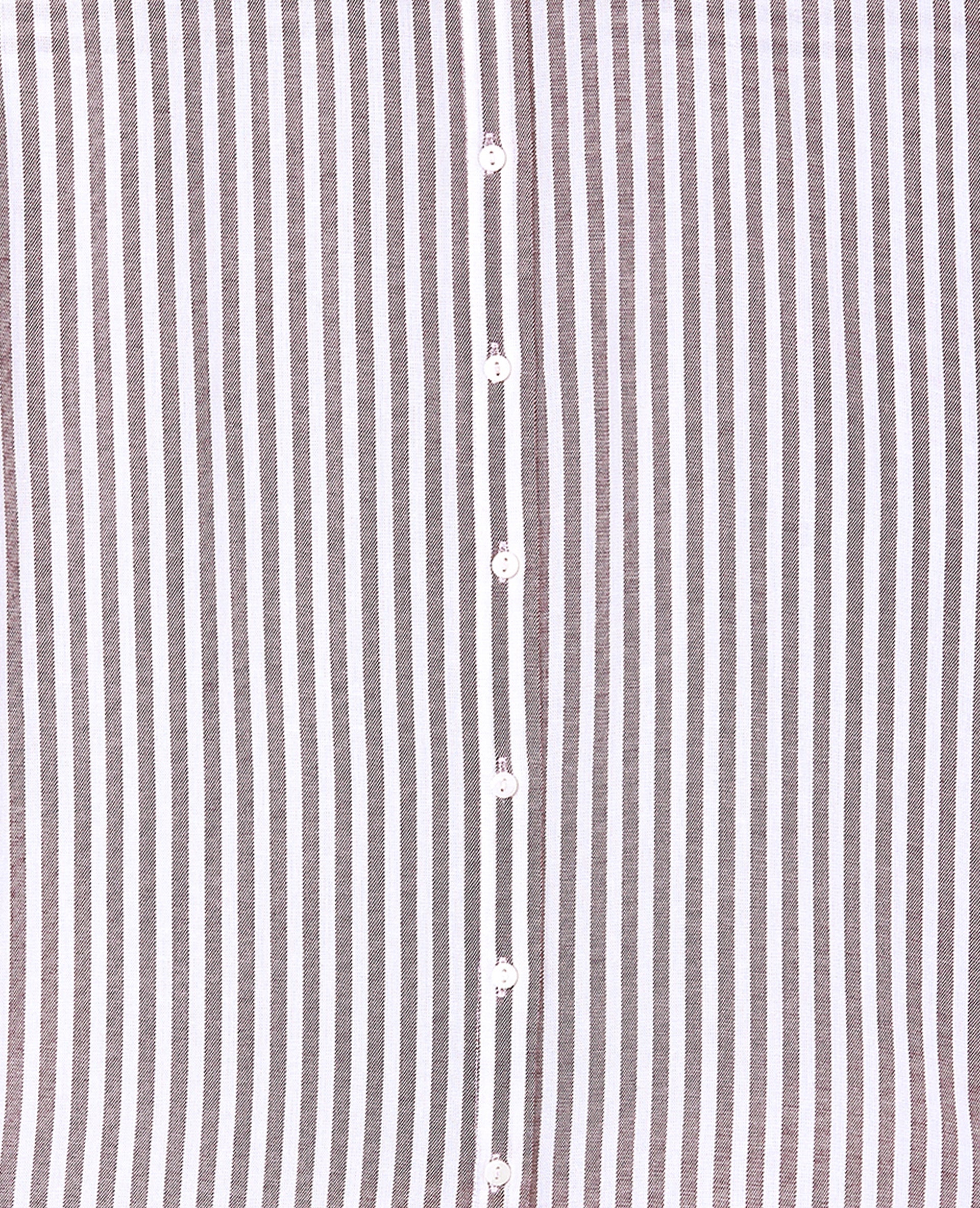 Chemise oversize rayée avec lin - Image 9