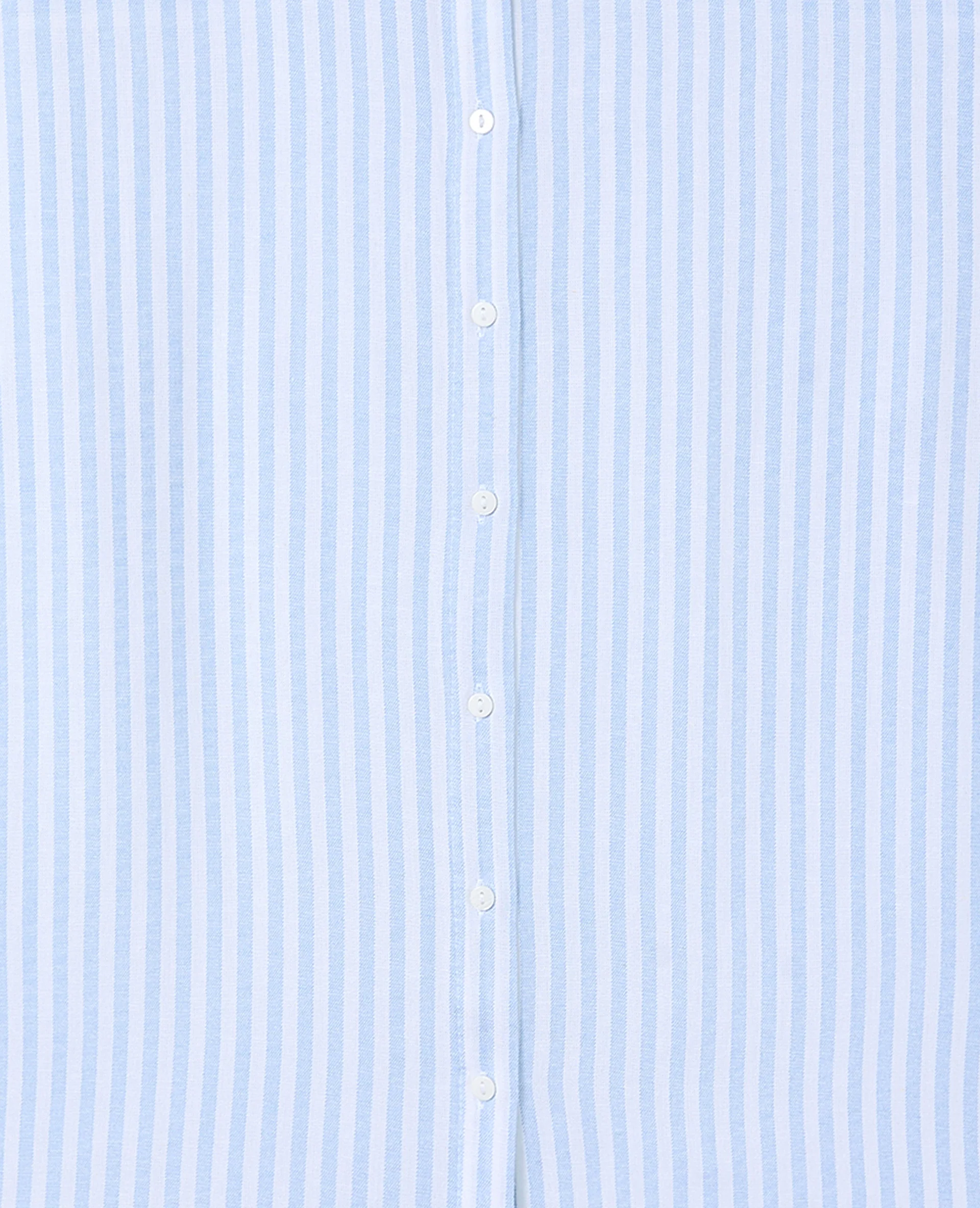 Chemise oversize rayée avec lin - Image 7