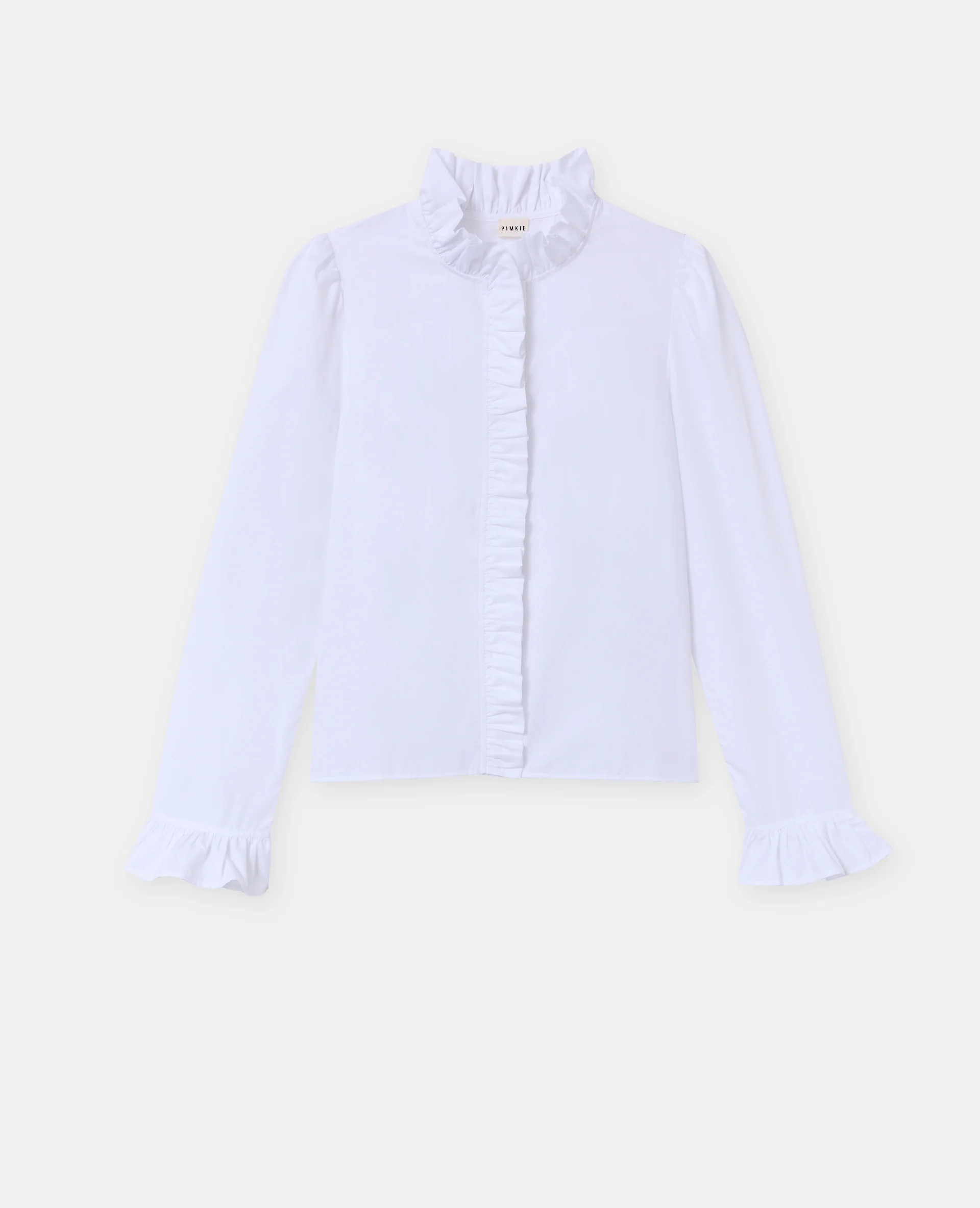 Chemise popeline avec volants - Image 4