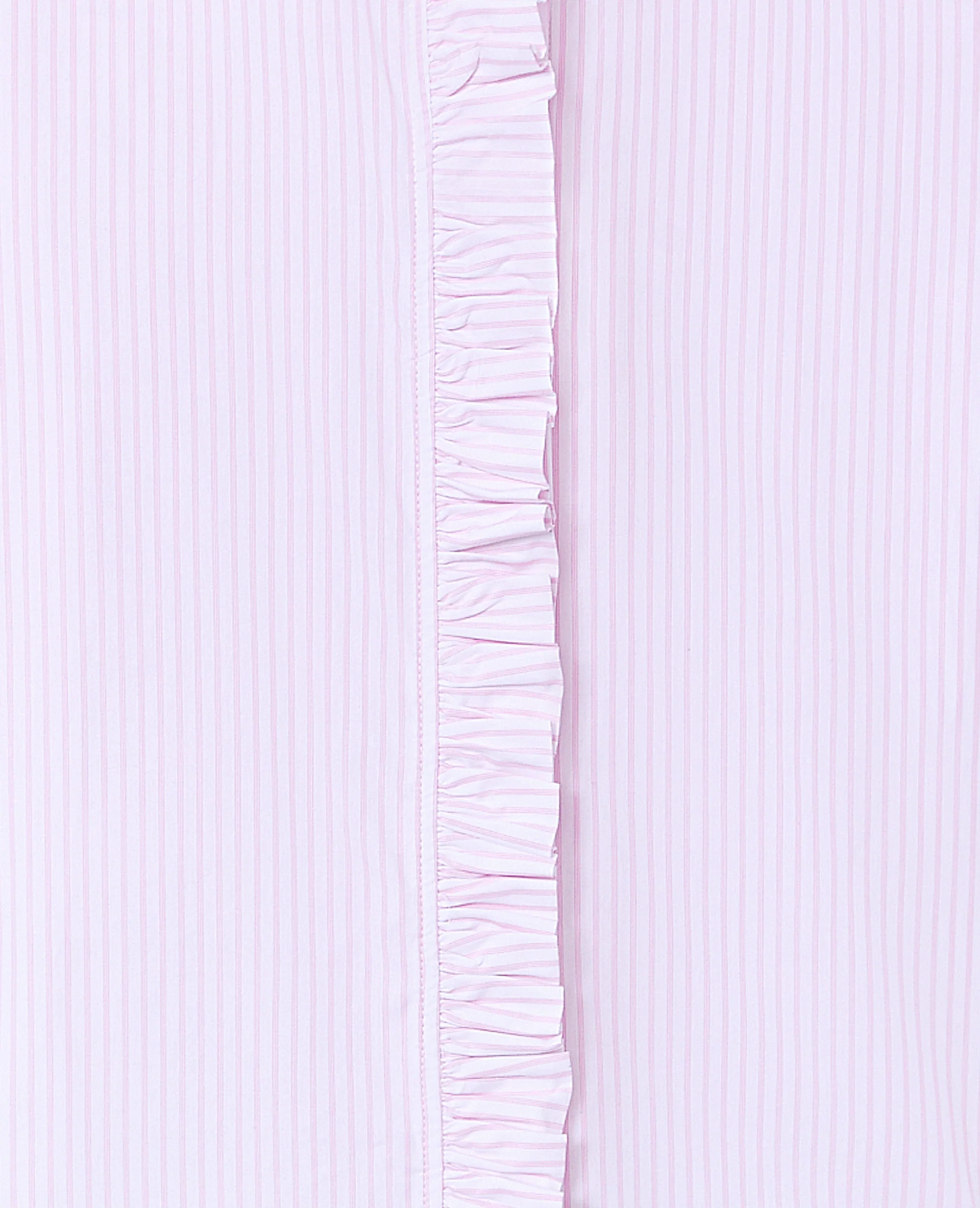 Chemise popeline rayée avec volants - Image 8