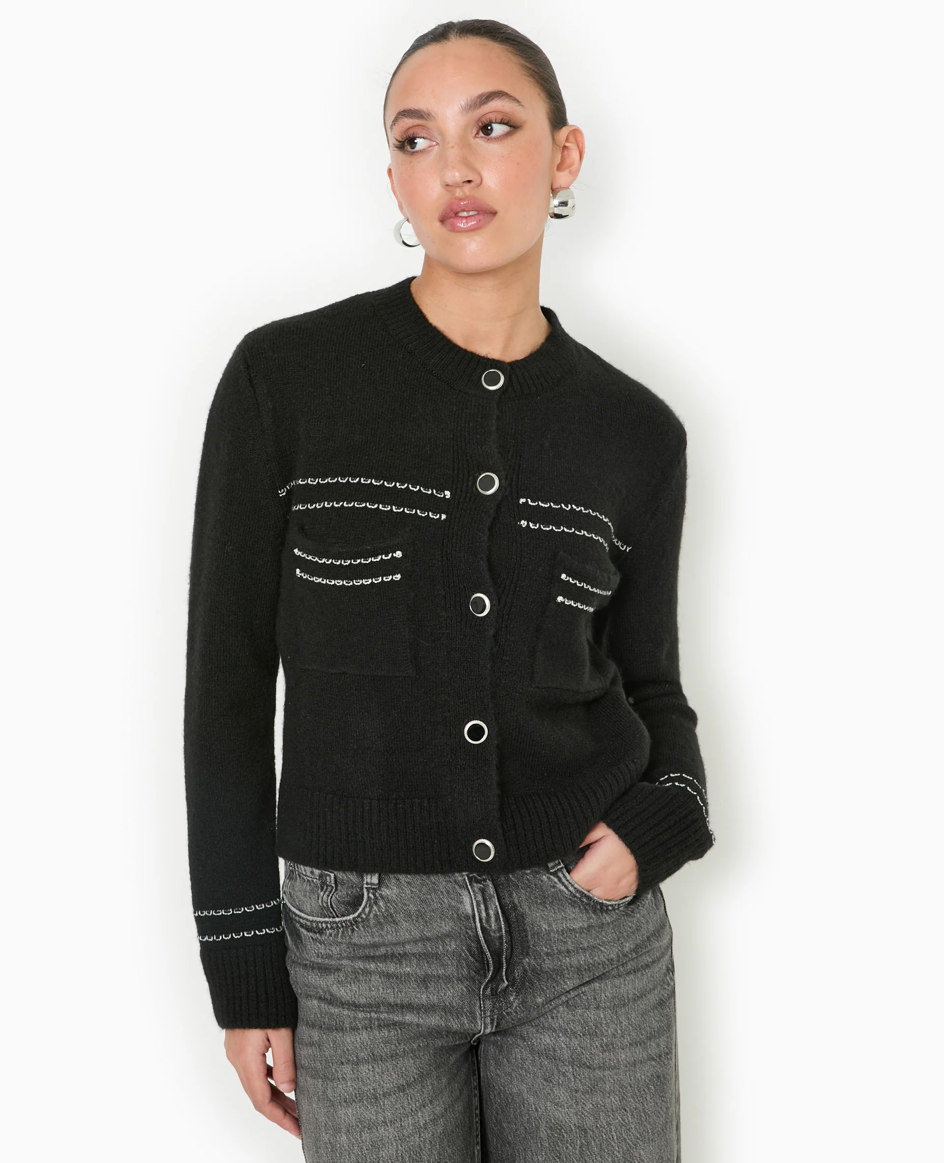 Gilet avec détails contrastés - Image 5