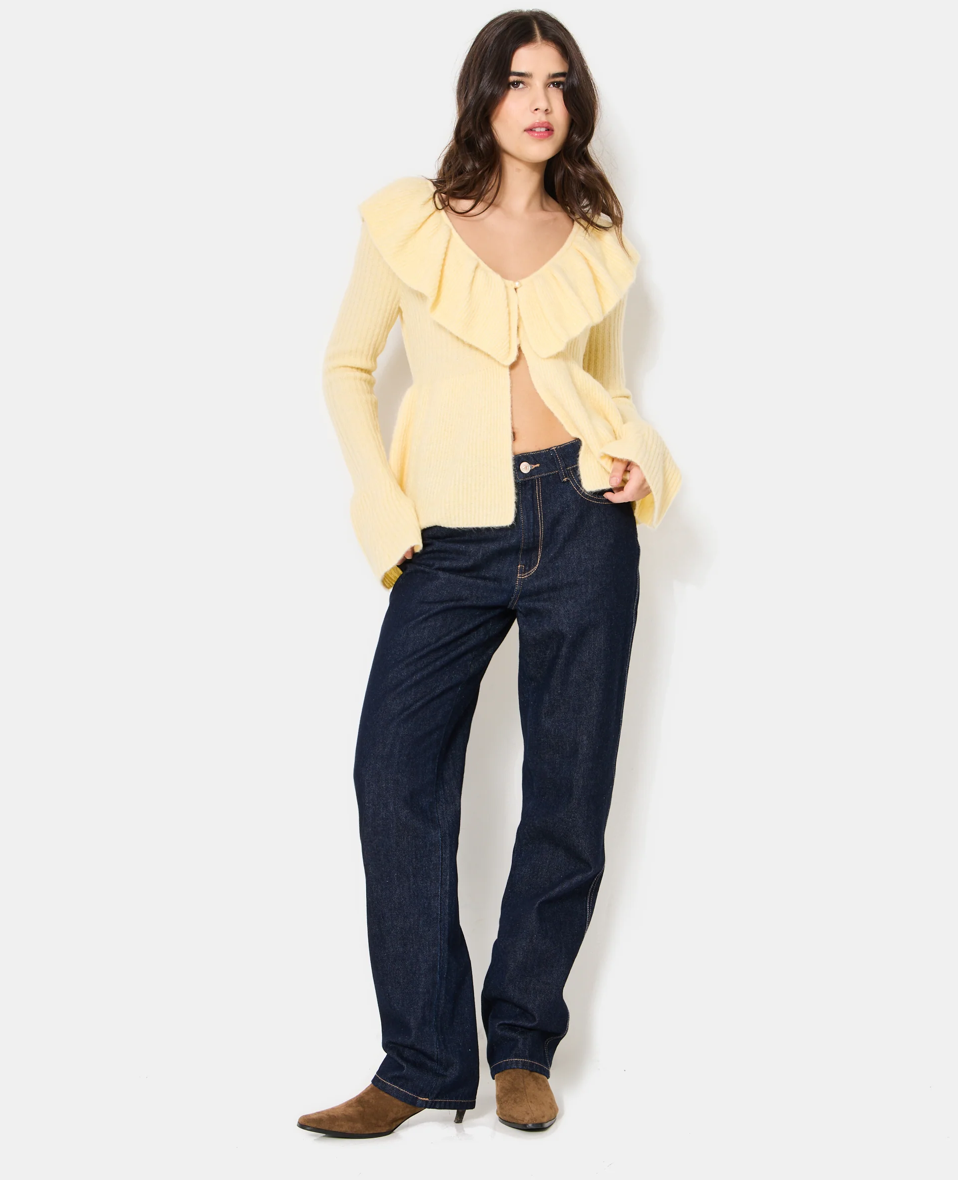 Gilet avec volants et manches flare - Image 3