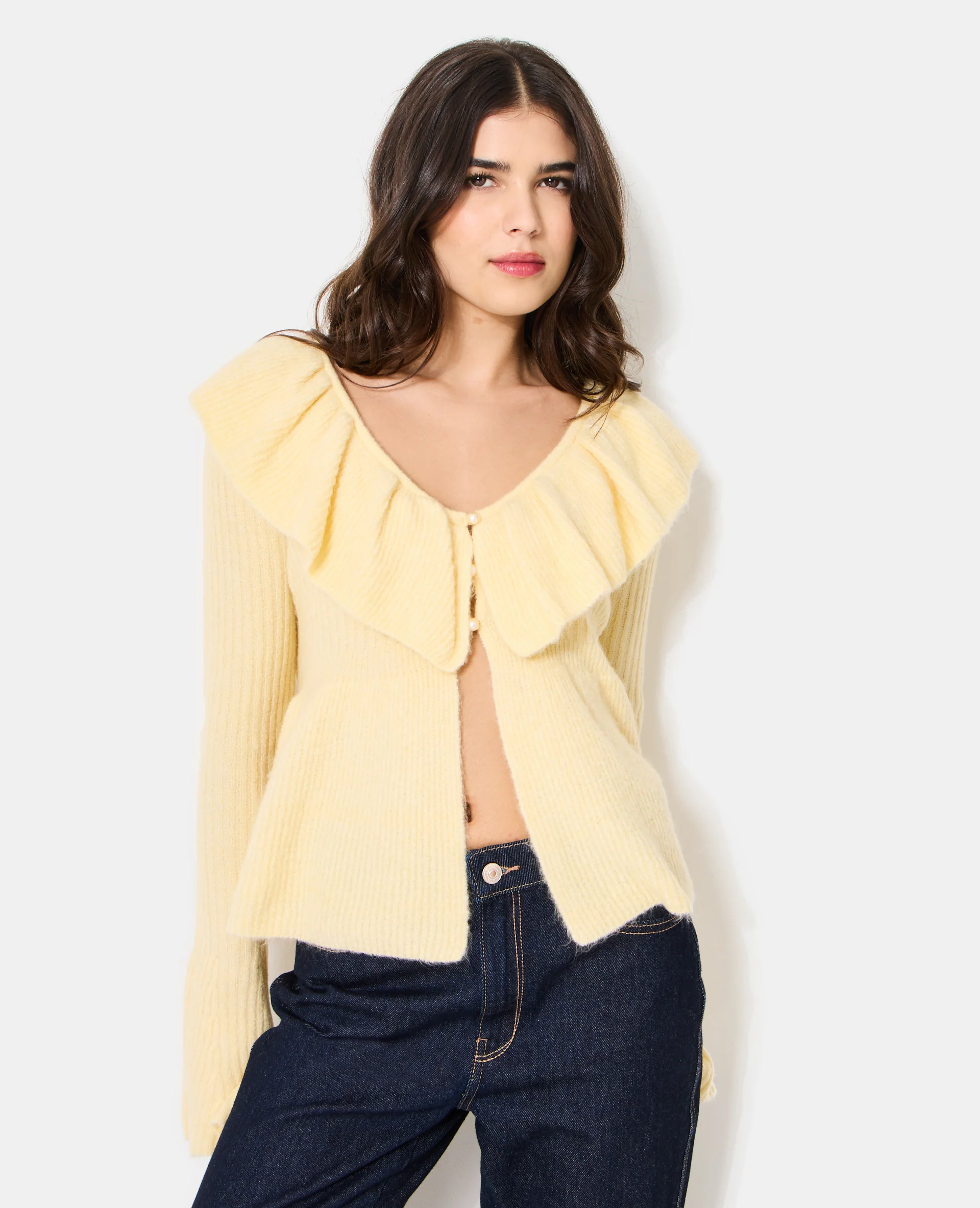 Gilet avec volants et manches flare - Image 5