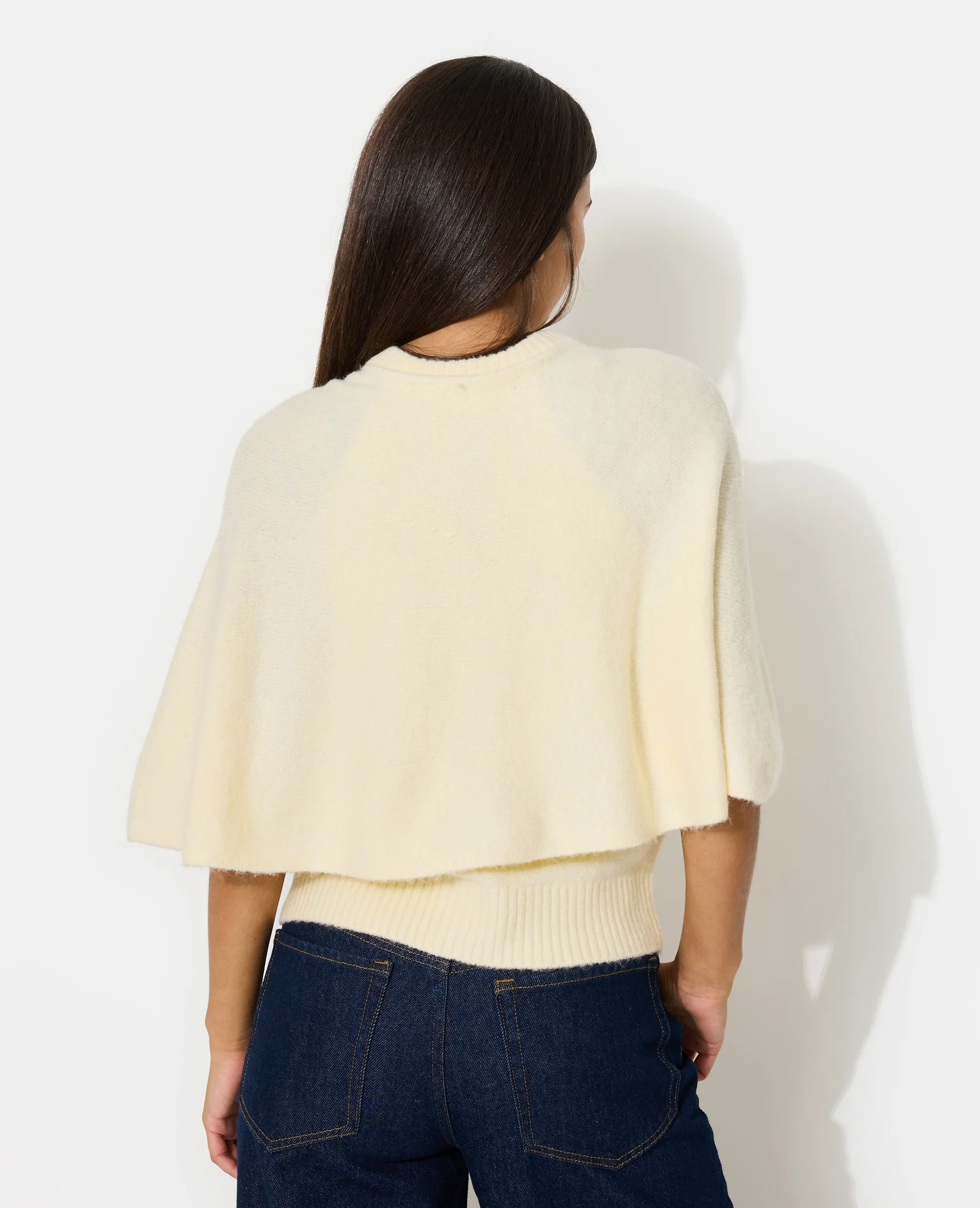 Gilet cape avec boutons - Image 6