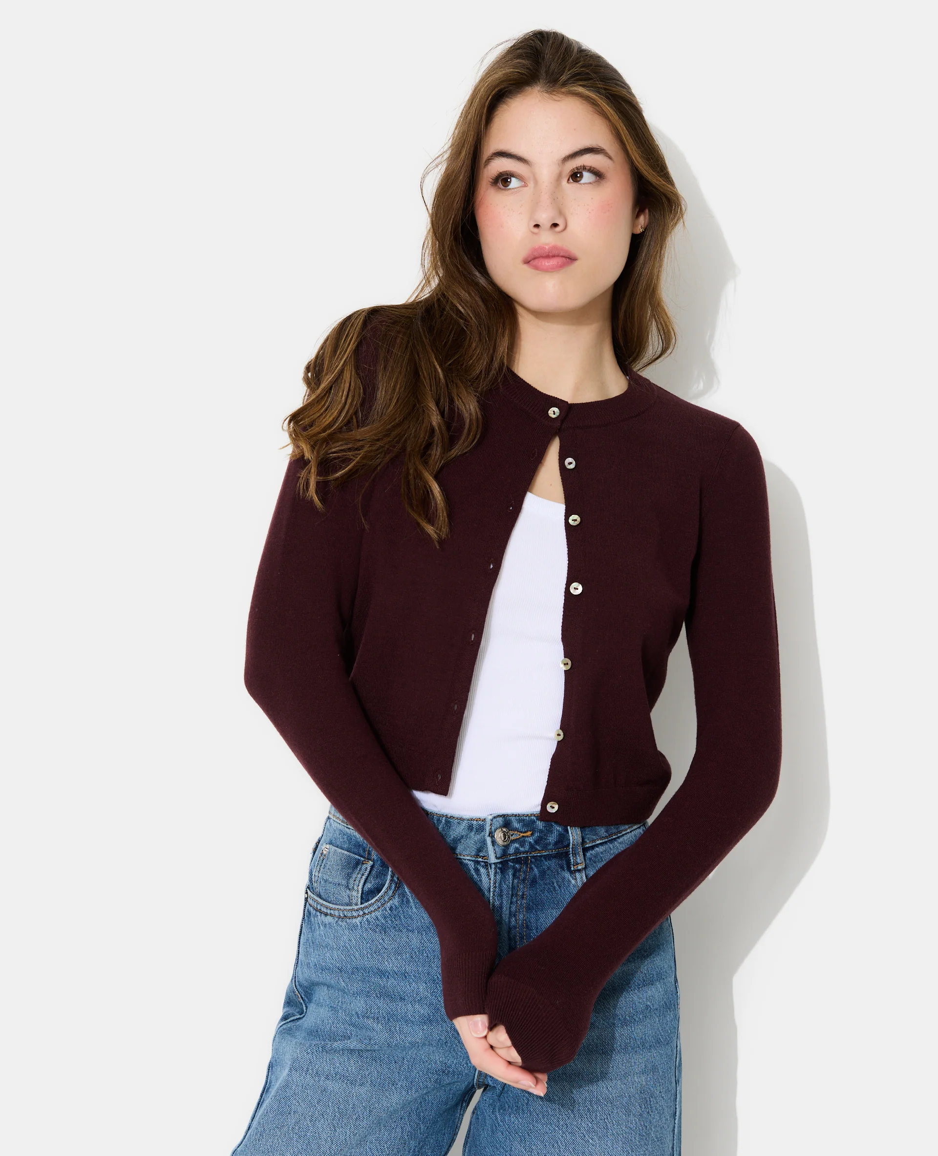 Gilet col rond