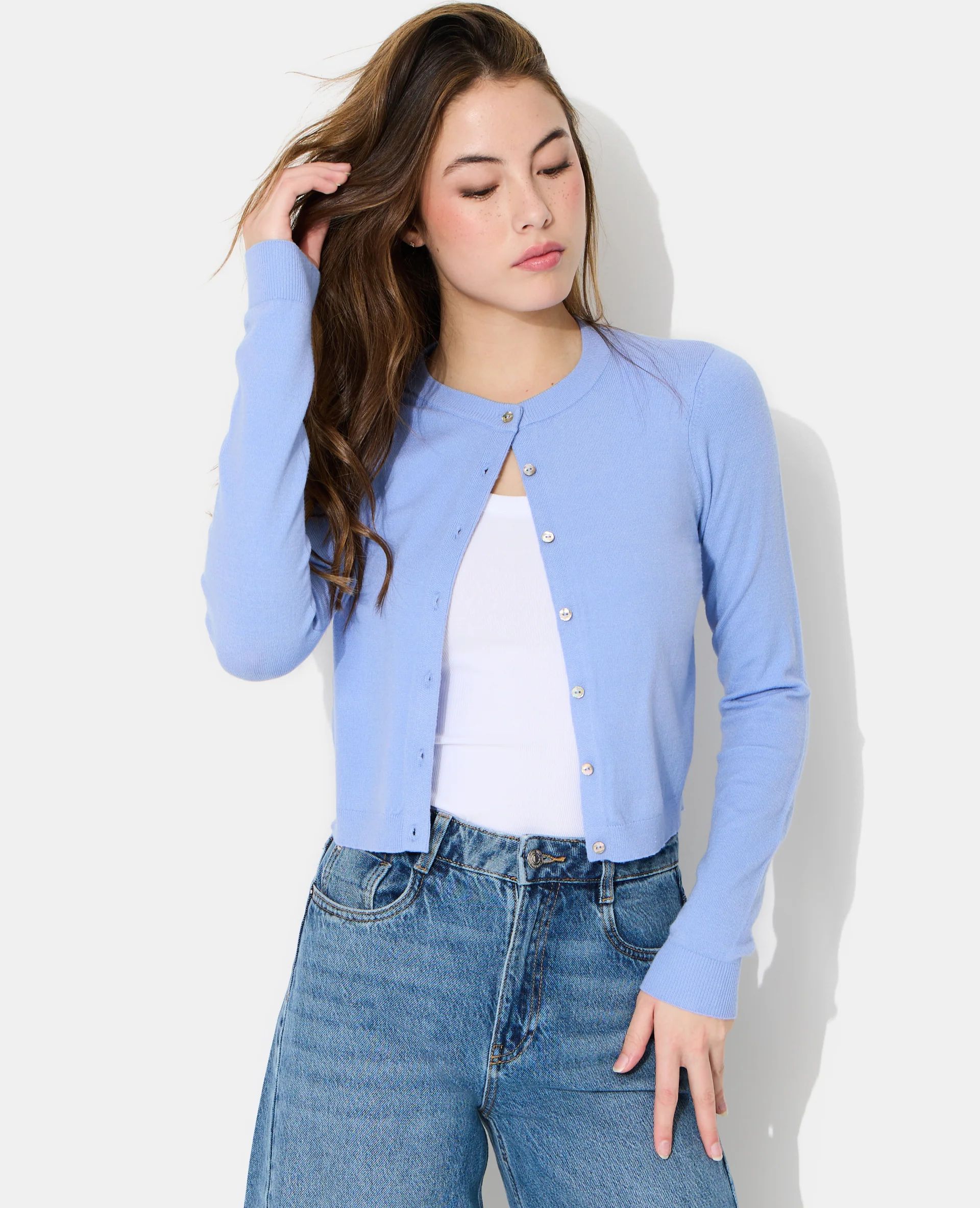 Gilet col rond