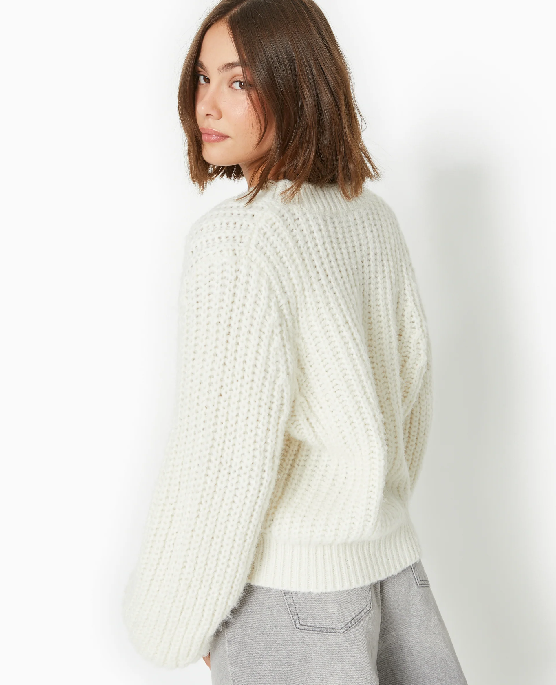 Gilet grosses mailles - Image 6