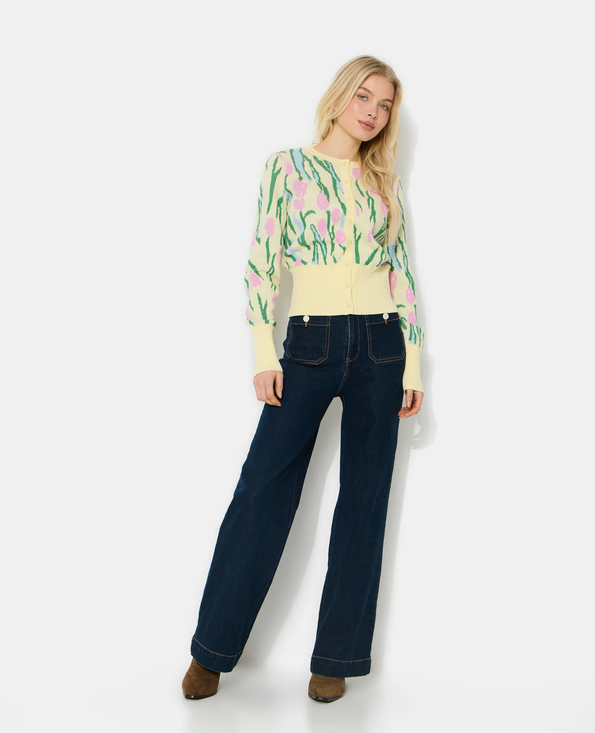 Gilet motif tulipes - Image 3