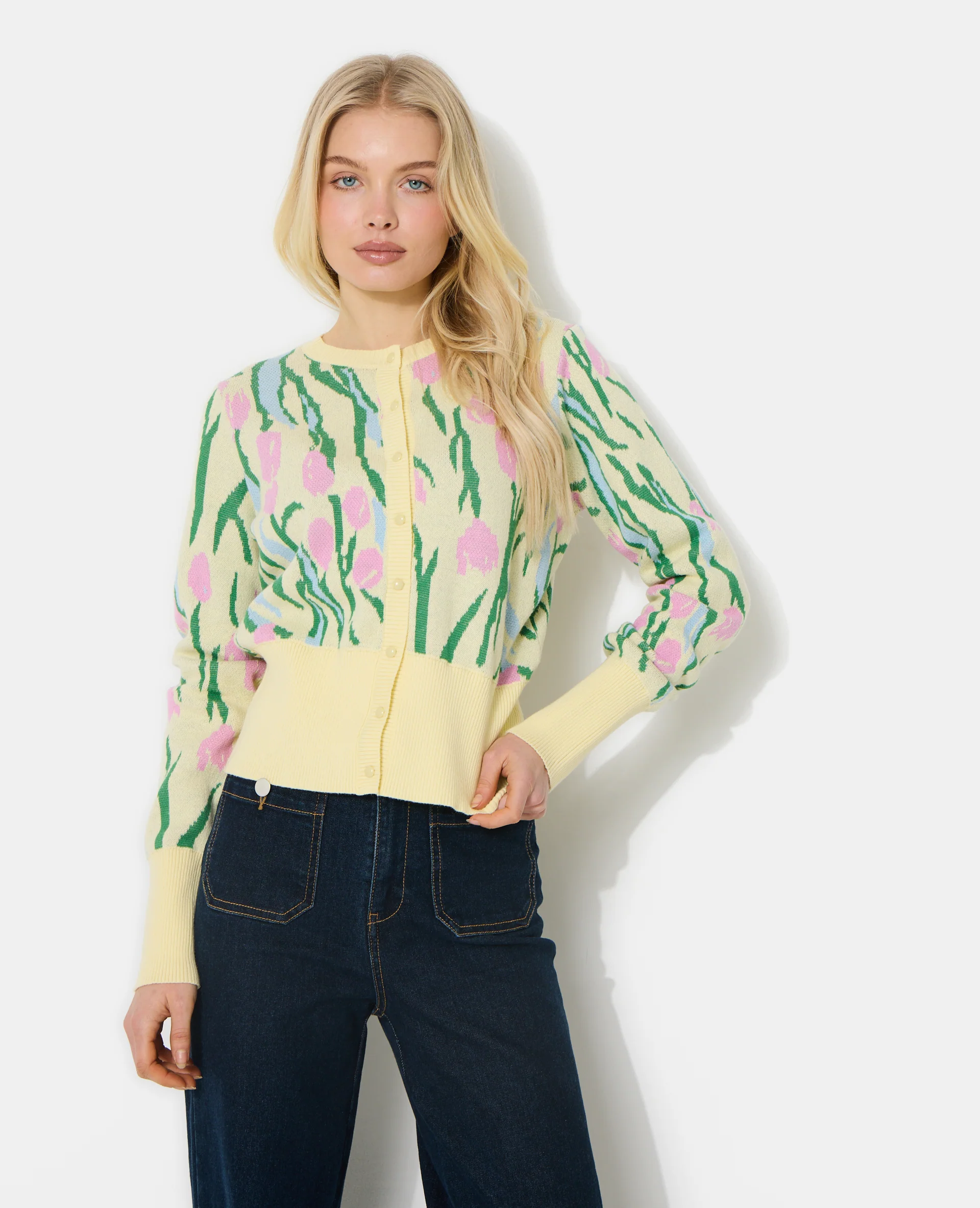 Gilet motif tulipes - Image 5