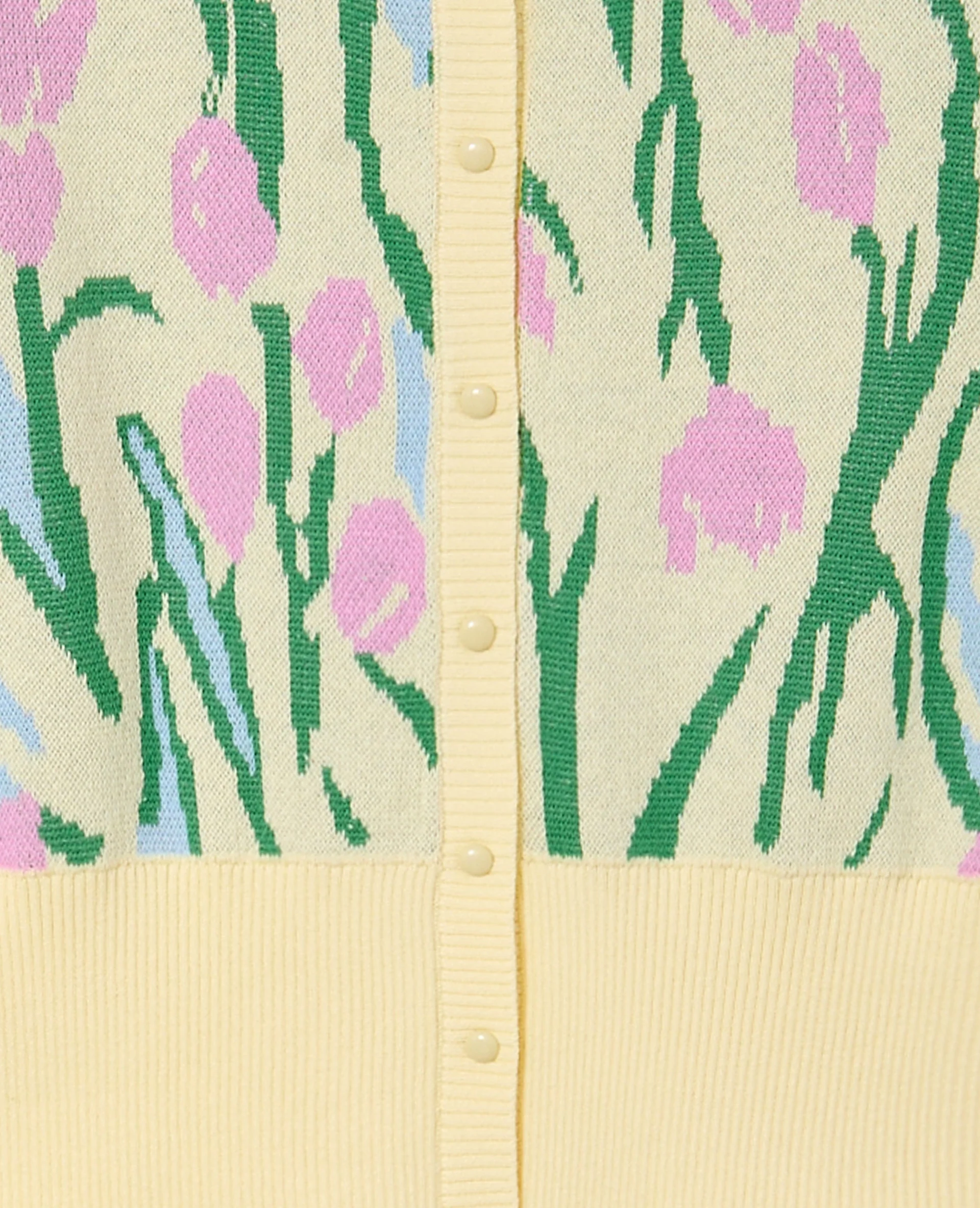 Gilet motif tulipes - Image 8