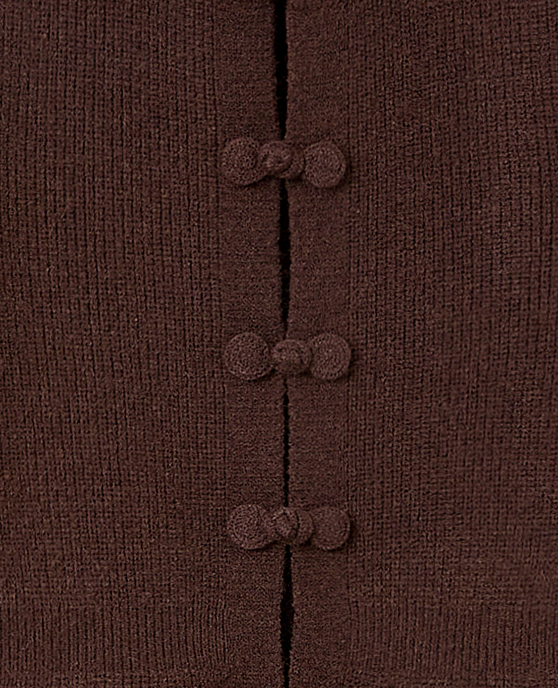 Gilet peplum avec boutons brandebourg - Image 8