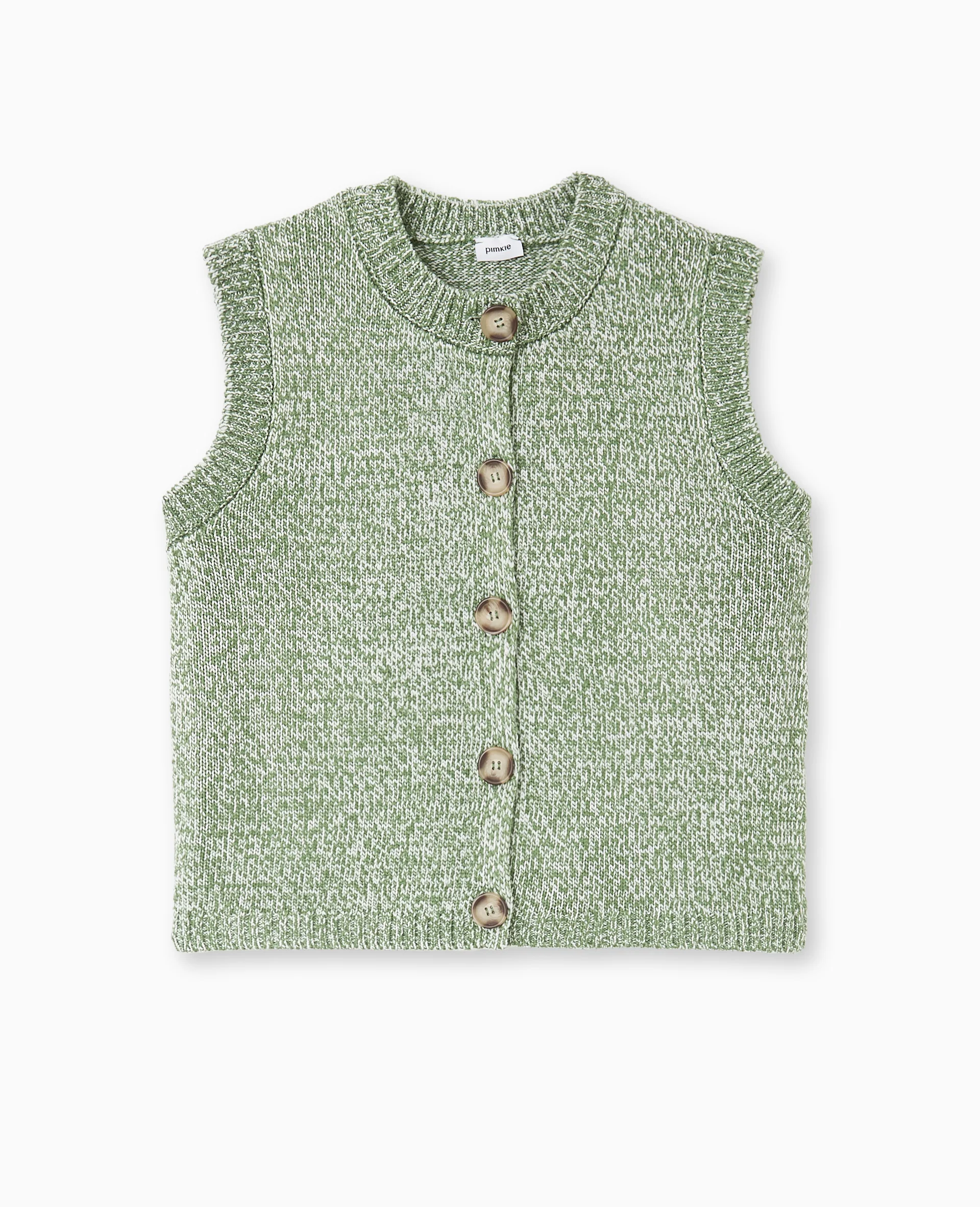 Gilet sans manches en maille moulinée - Image 4