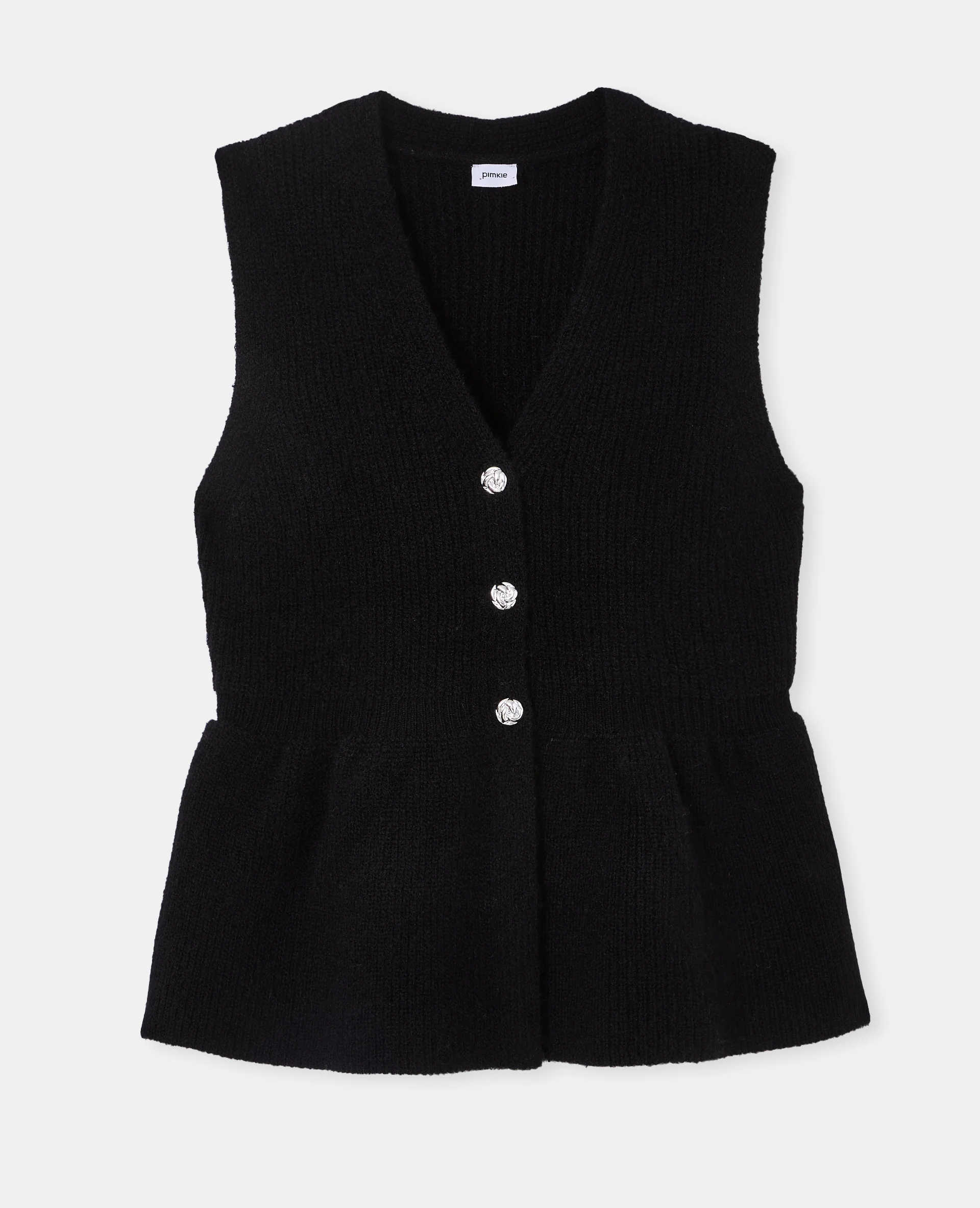 Gilet sans manches forme peplum - Image 4