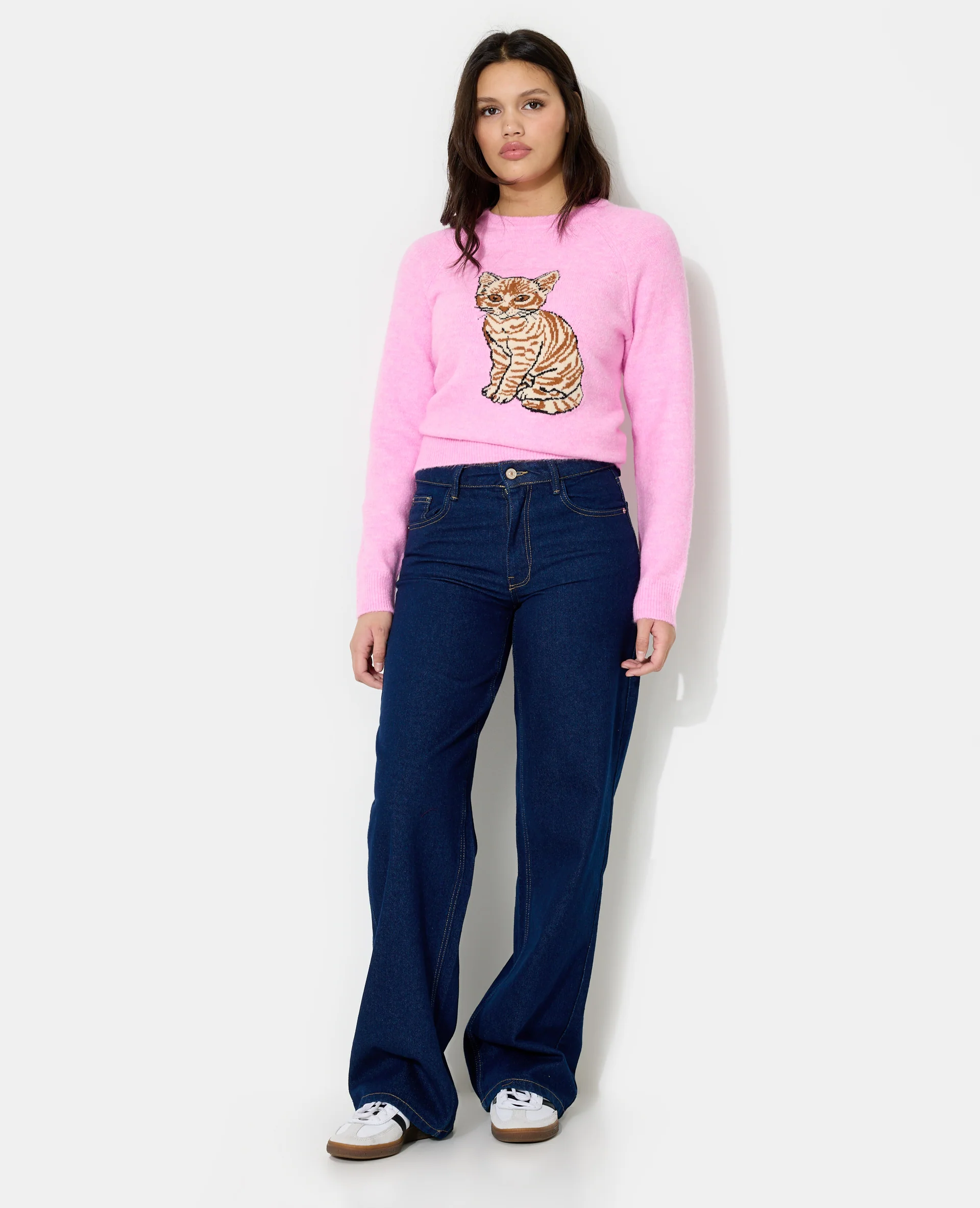 J71-2 / Jean wide loose taille medium
