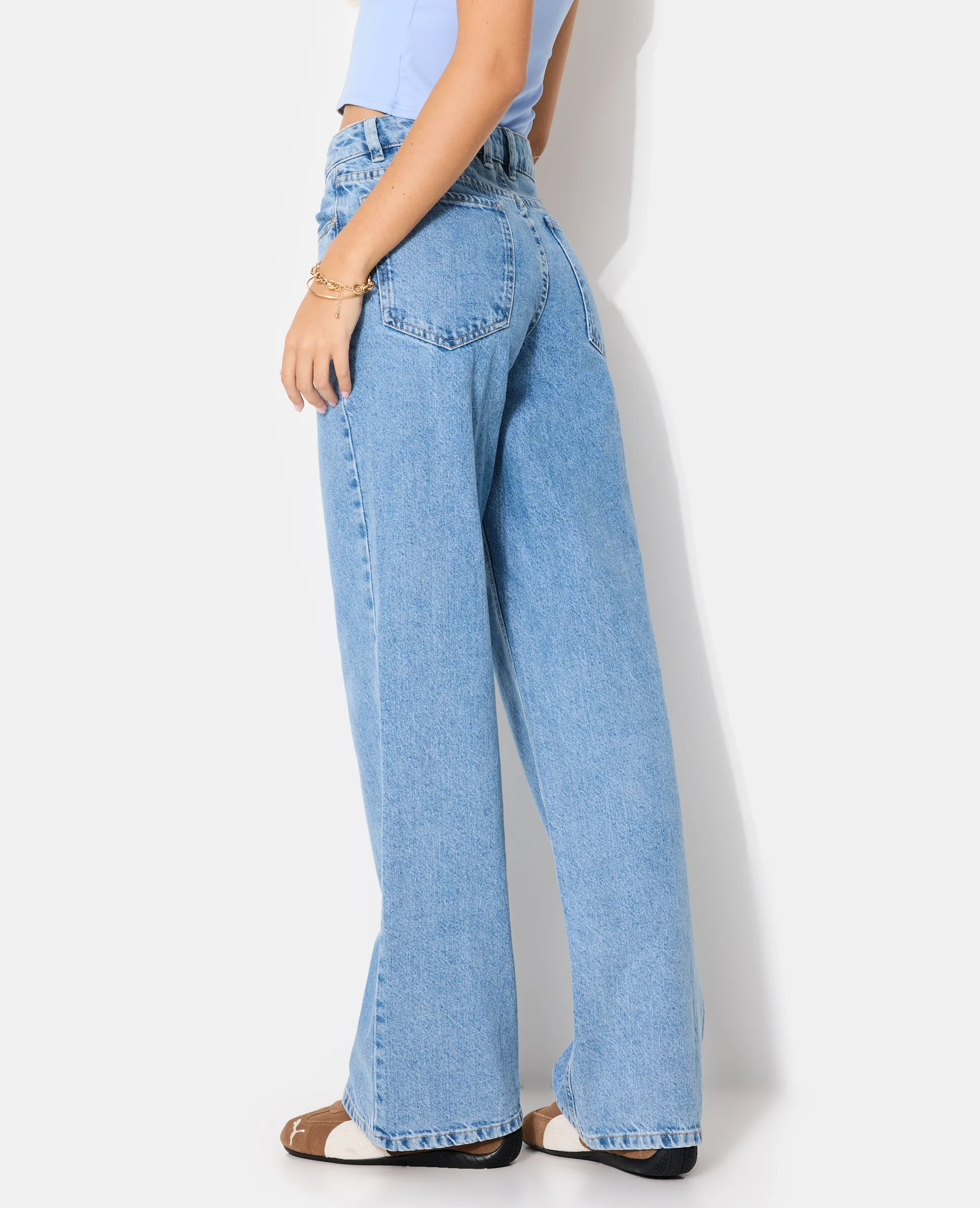 J71-2 / Jean wide loose taille medium - Image 2