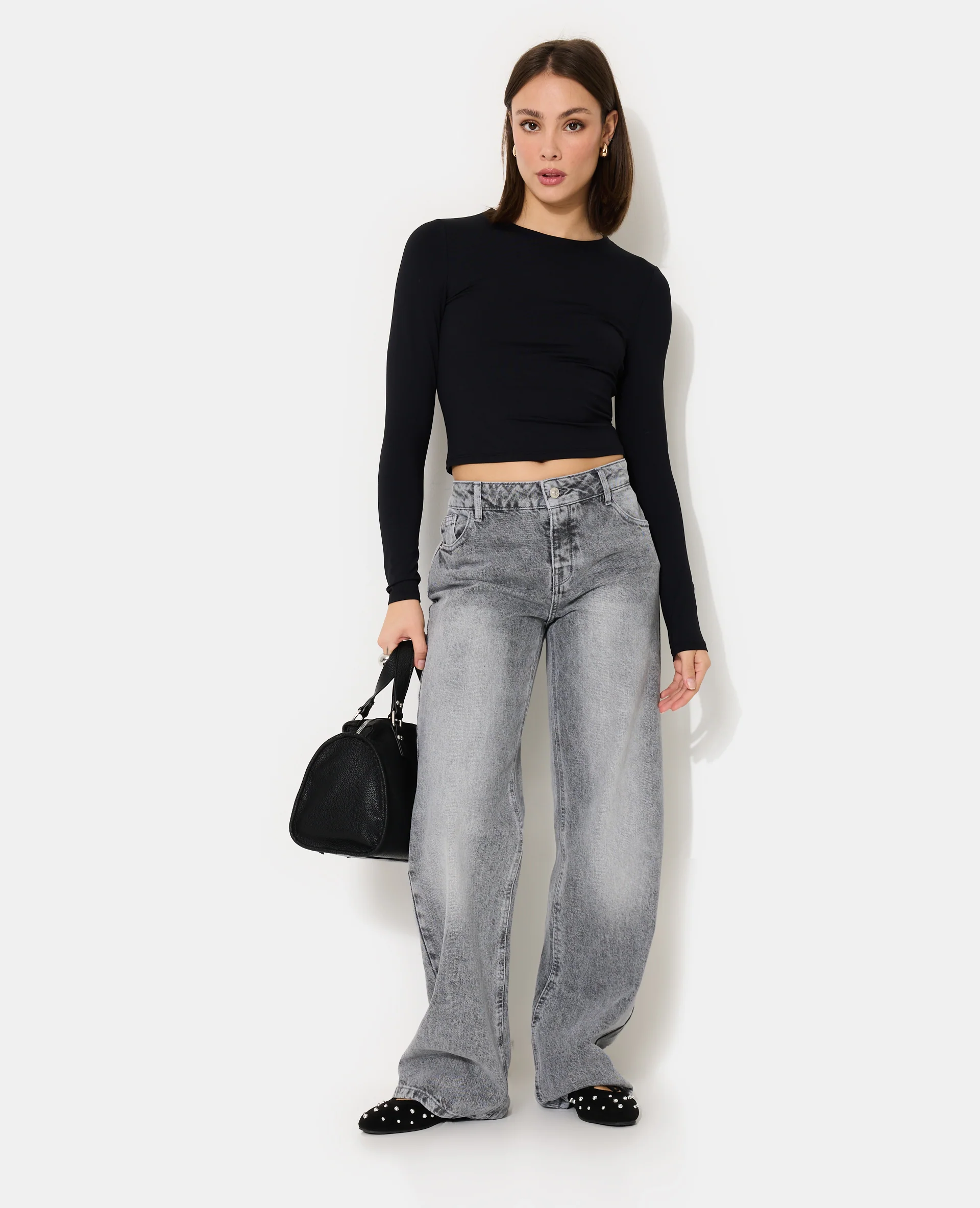 J71-3 / Jean wide taille basse