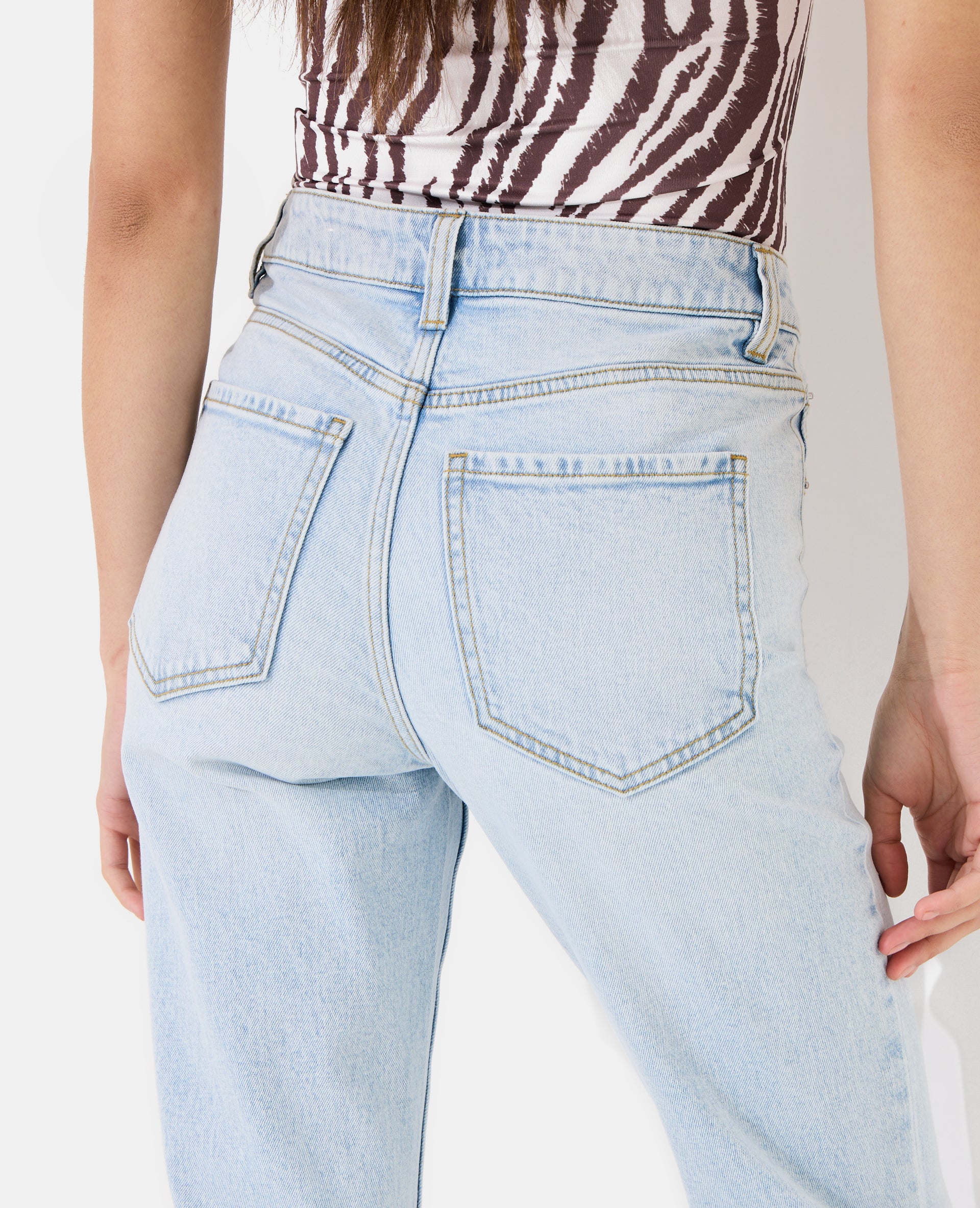J74-1 / Jean flare taille haute - Image 3