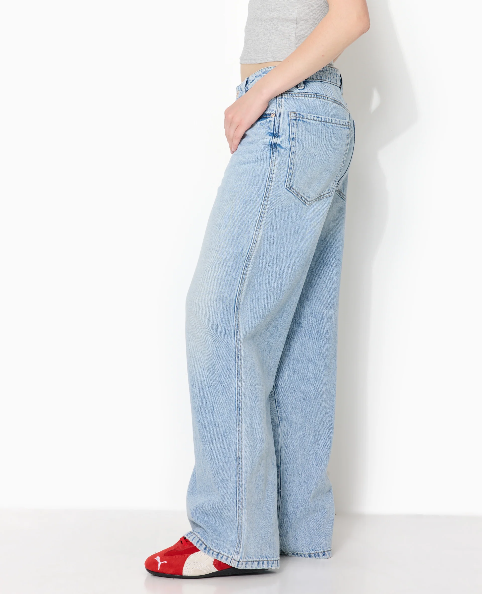 J99-3 / Jean baggy taille basse - Image 7
