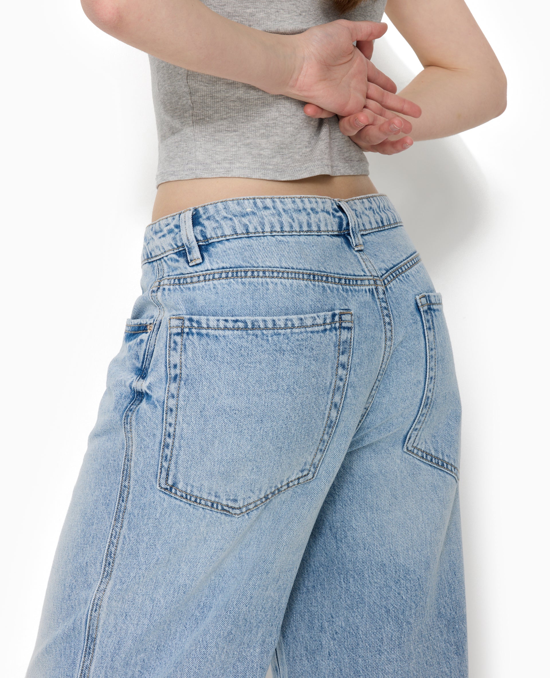 J99-3 / Jean baggy taille basse - Image 8